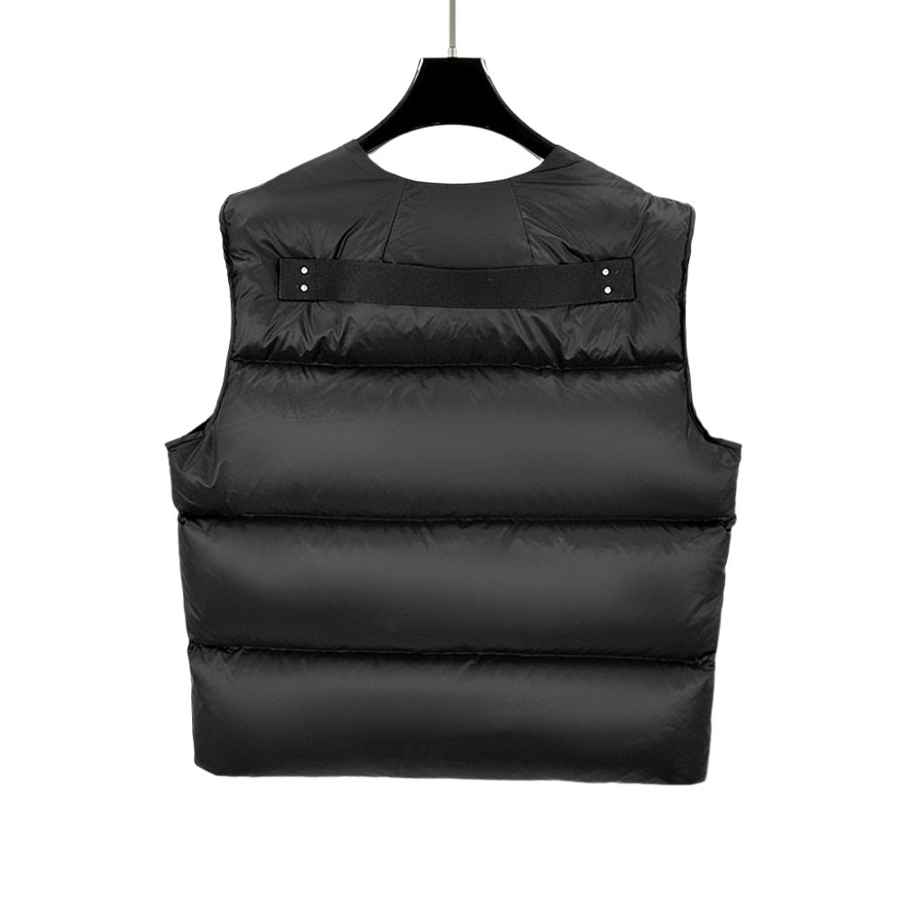 Rick Owens Pocket Goose Down Puffer Vest - DopestKickz