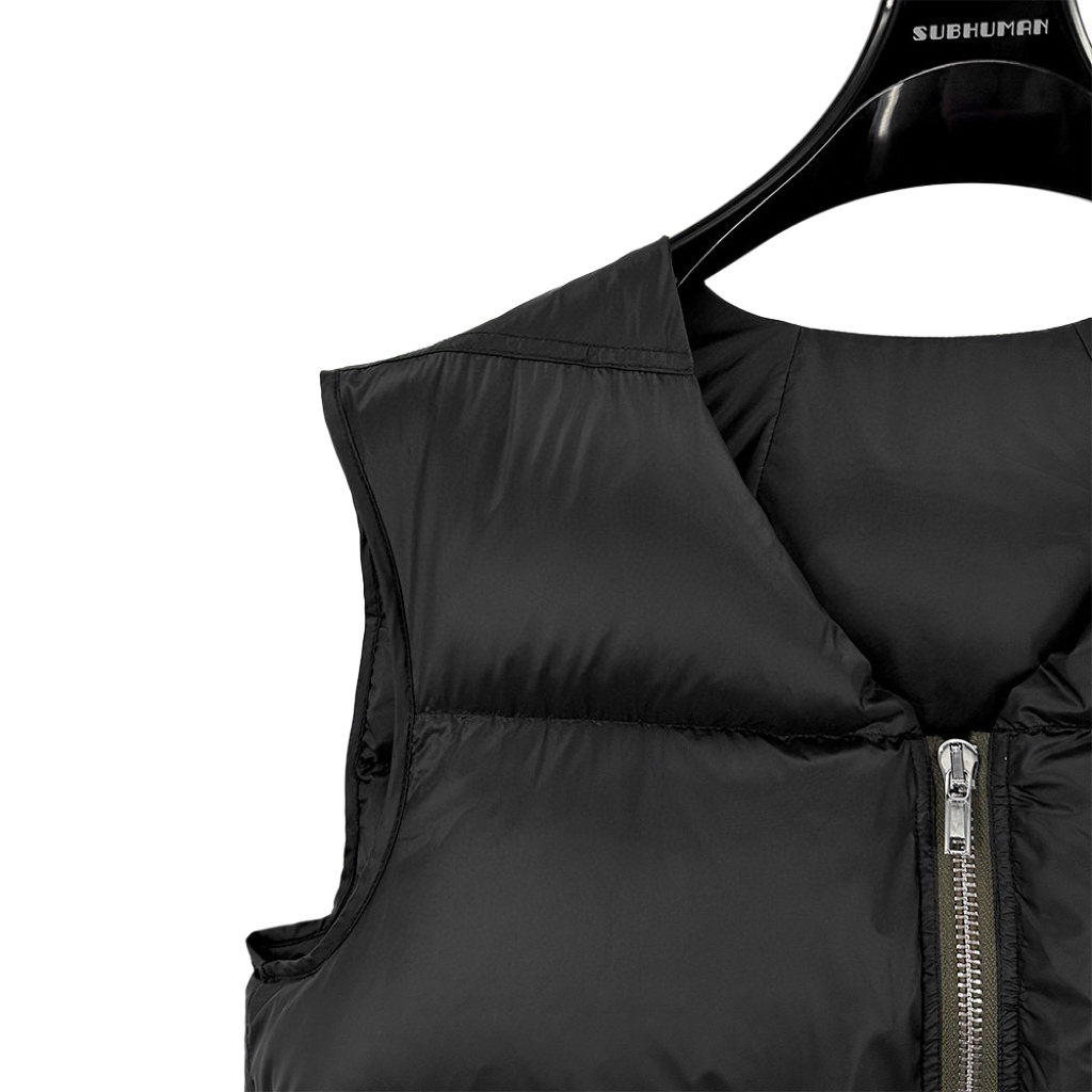 Rick Owens Pocket Goose Down Puffer Vest - DopestKickz