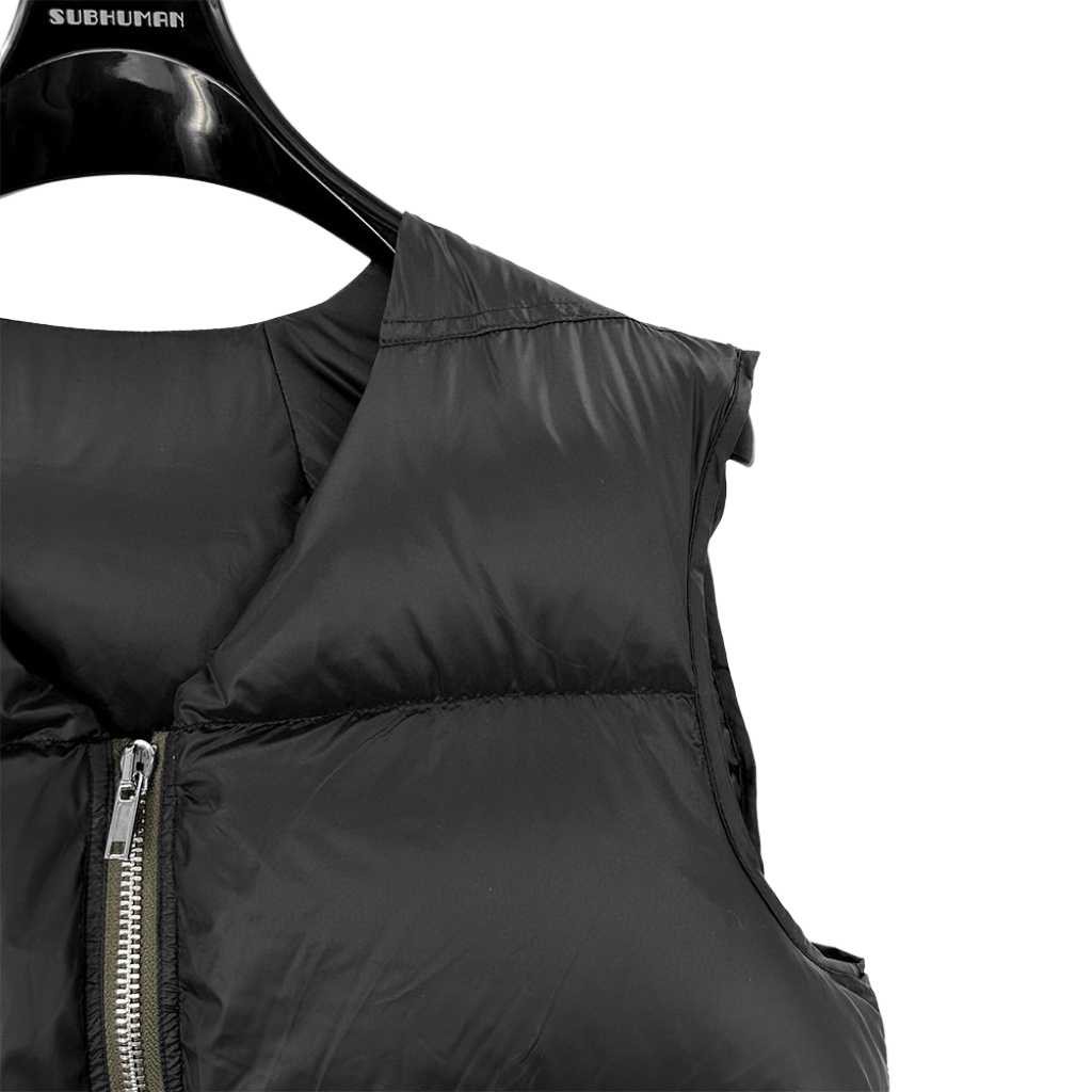 Rick Owens Pocket Goose Down Puffer Vest - DopestKickz
