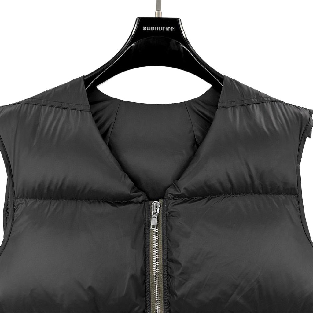 Rick Owens Pocket Goose Down Puffer Vest - DopestKickz