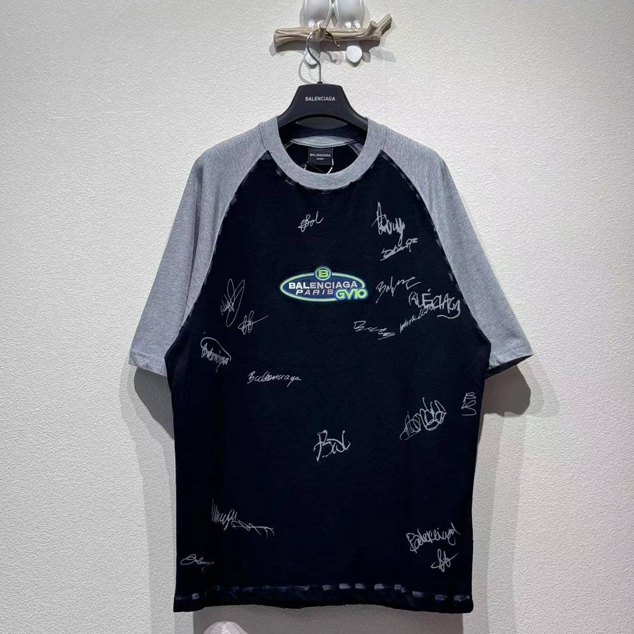 Balenciaga Banana Raglan Oversized T-Shirt In Faded Black Dry Jersey - DopestKickz