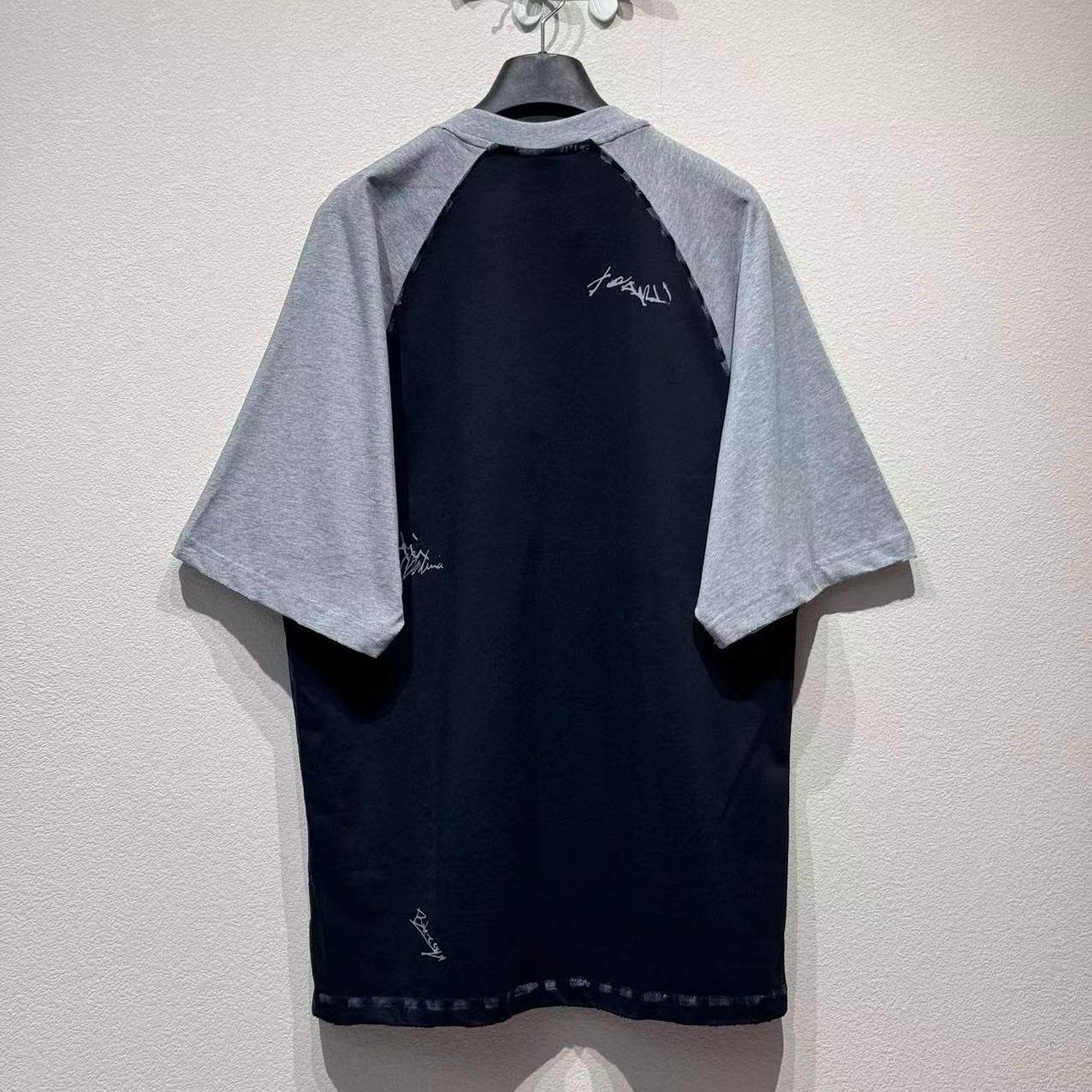 Balenciaga Banana Raglan Oversized T-Shirt In Faded Black Dry Jersey - DopestKickz