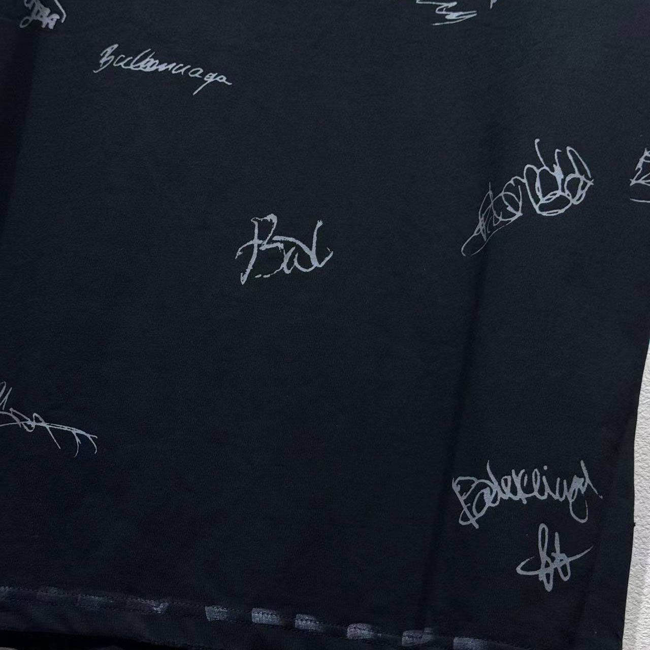 Balenciaga Banana Raglan Oversized T-Shirt In Faded Black Dry Jersey - DopestKickz