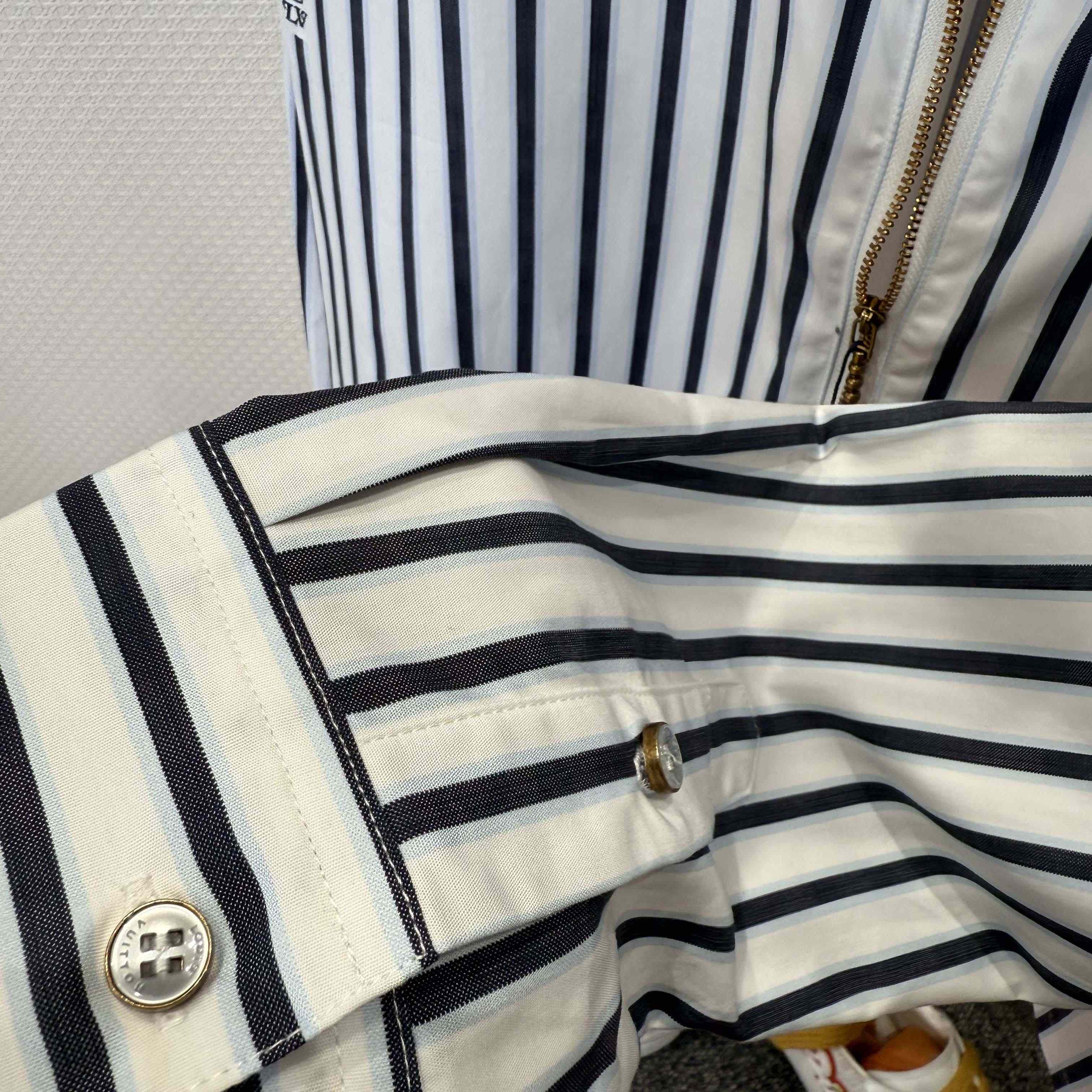 Louis Vuitton Long-Sleeved Zip-Up Shirt    1AIKA2 - DopestKickz