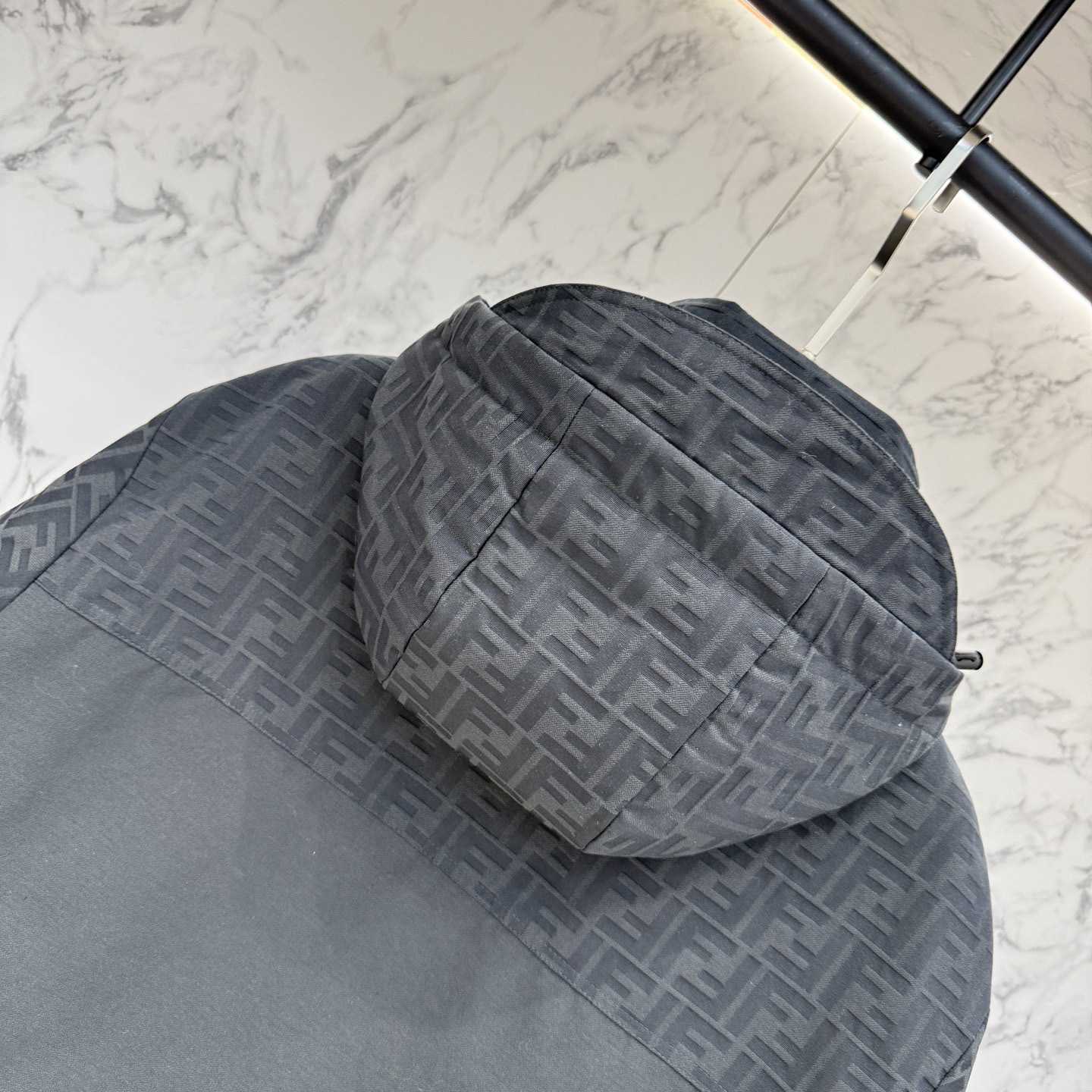 Fendi 'FF Denim Tech' Padded Jacket - DopestKickz