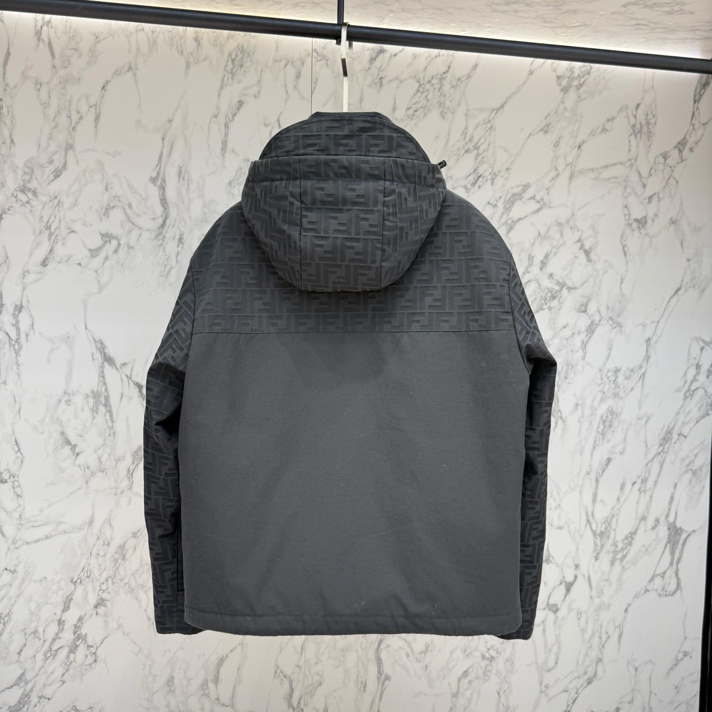 Fendi 'FF Denim Tech' Padded Jacket - DopestKickz