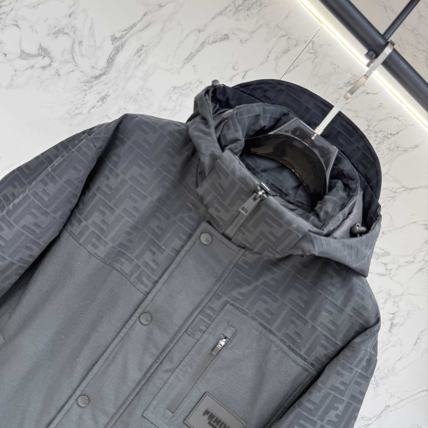 Fendi 'FF Denim Tech' Padded Jacket - DopestKickz