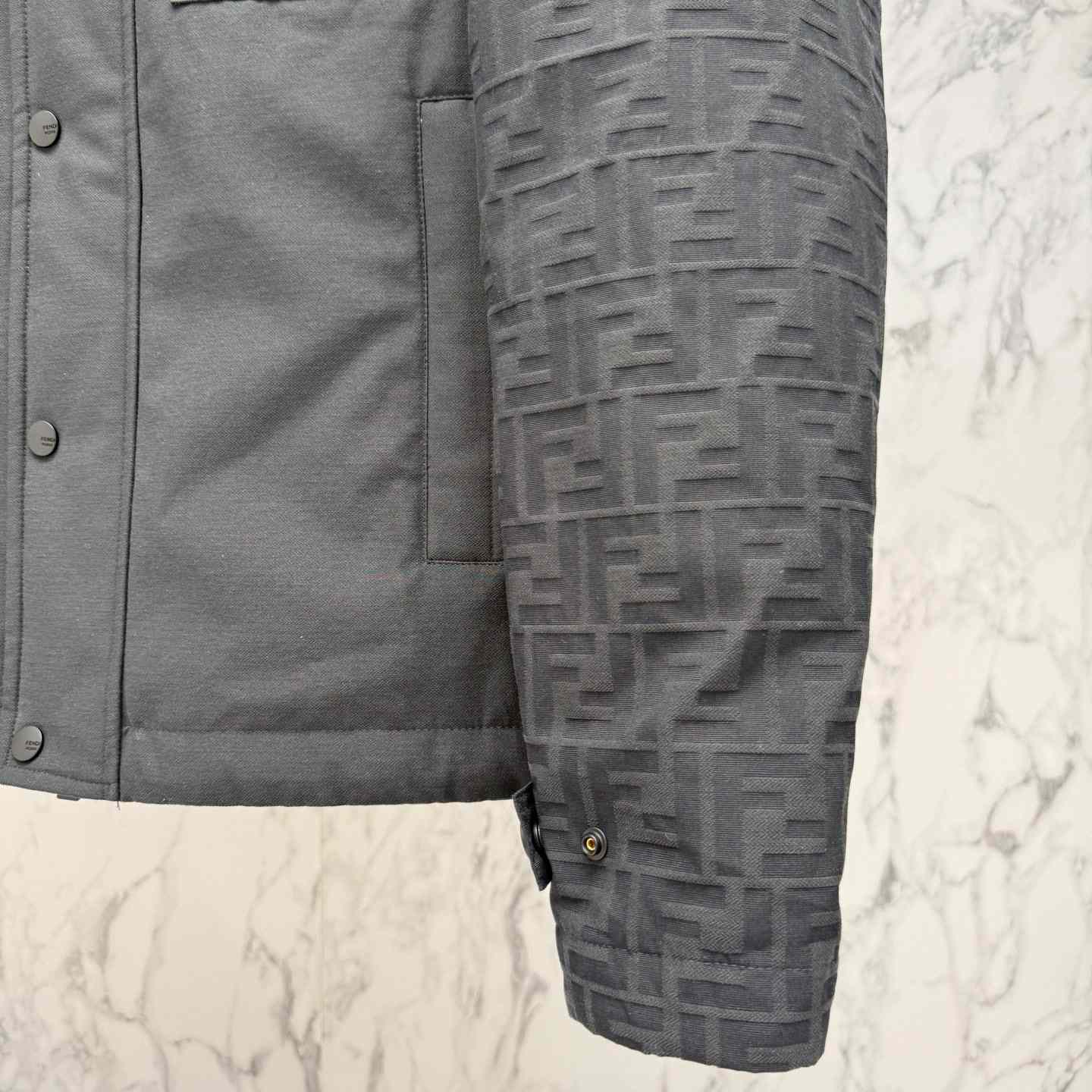 Fendi 'FF Denim Tech' Padded Jacket - DopestKickz