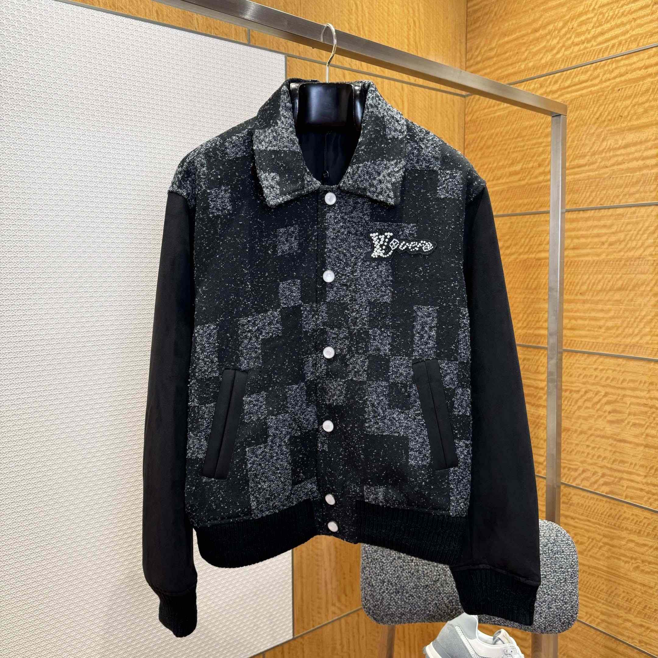 Louis Vuitton Mix Leather Varsity Blouson   1AHBV6 - DopestKickz