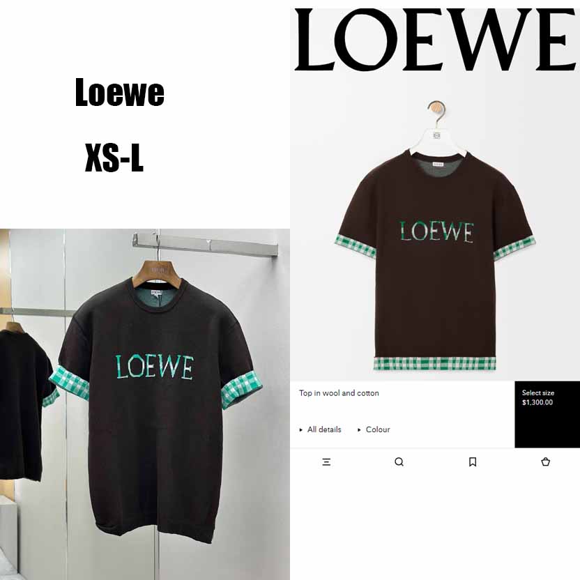 Loewe Top In Wool And Cotton - DopestKickz