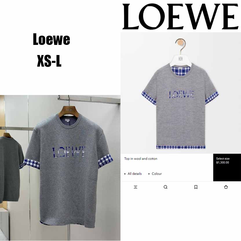 Loewe Top In Wool And Cotton - DopestKickz