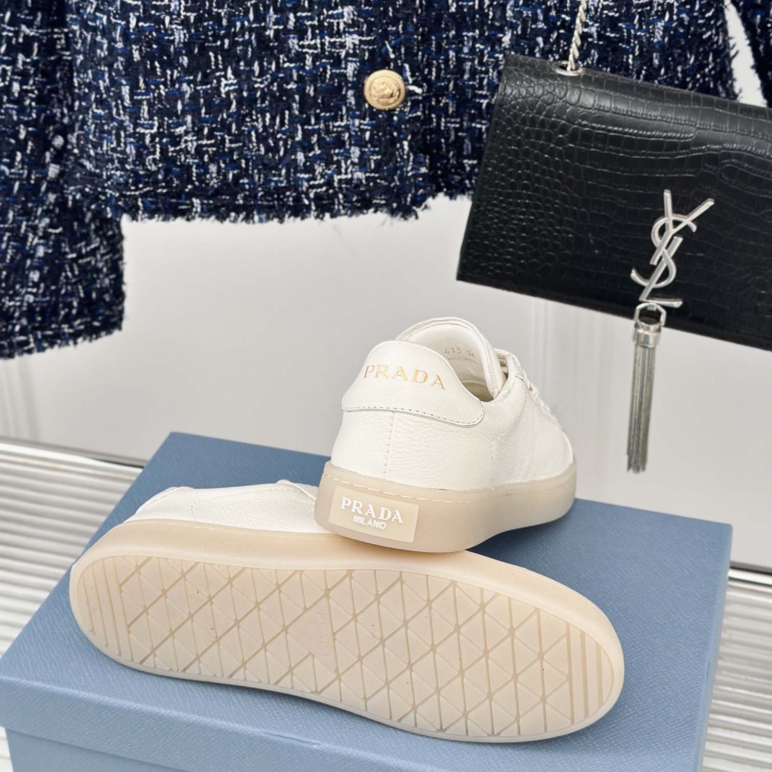 Prada Leather Sneaker - DopestKickz