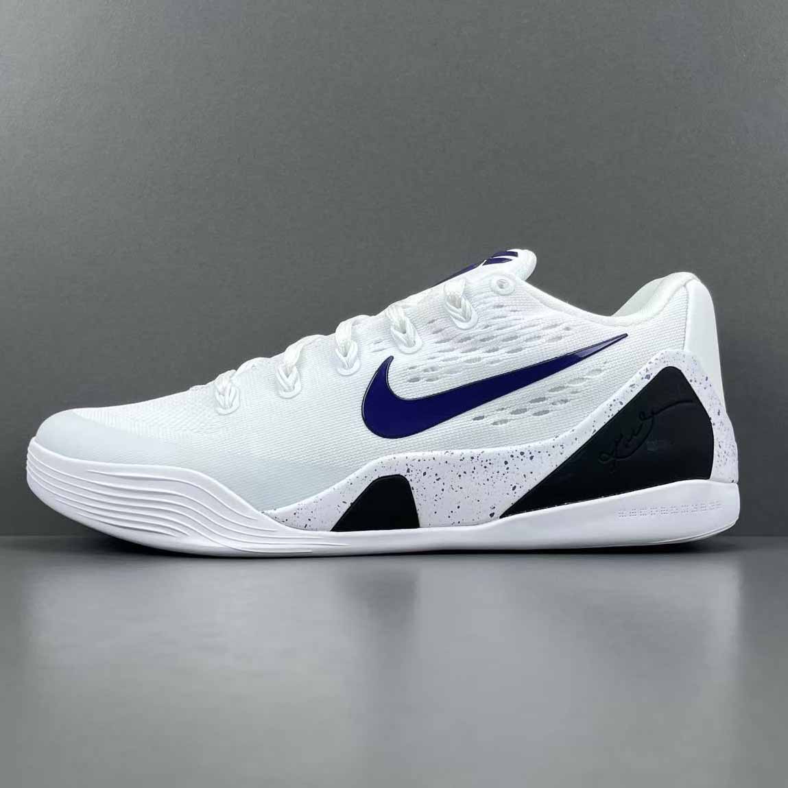 Nike Kobe 9 Elite Low Protro “White Purple” IH1401-100 - DopestKickz