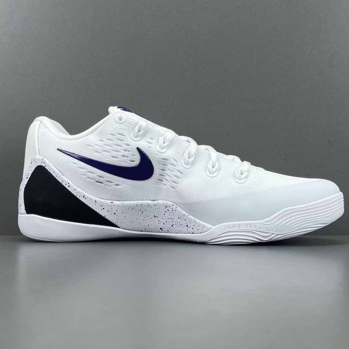 Nike Kobe 9 Elite Low Protro “White Purple” IH1401-100 - DopestKickz
