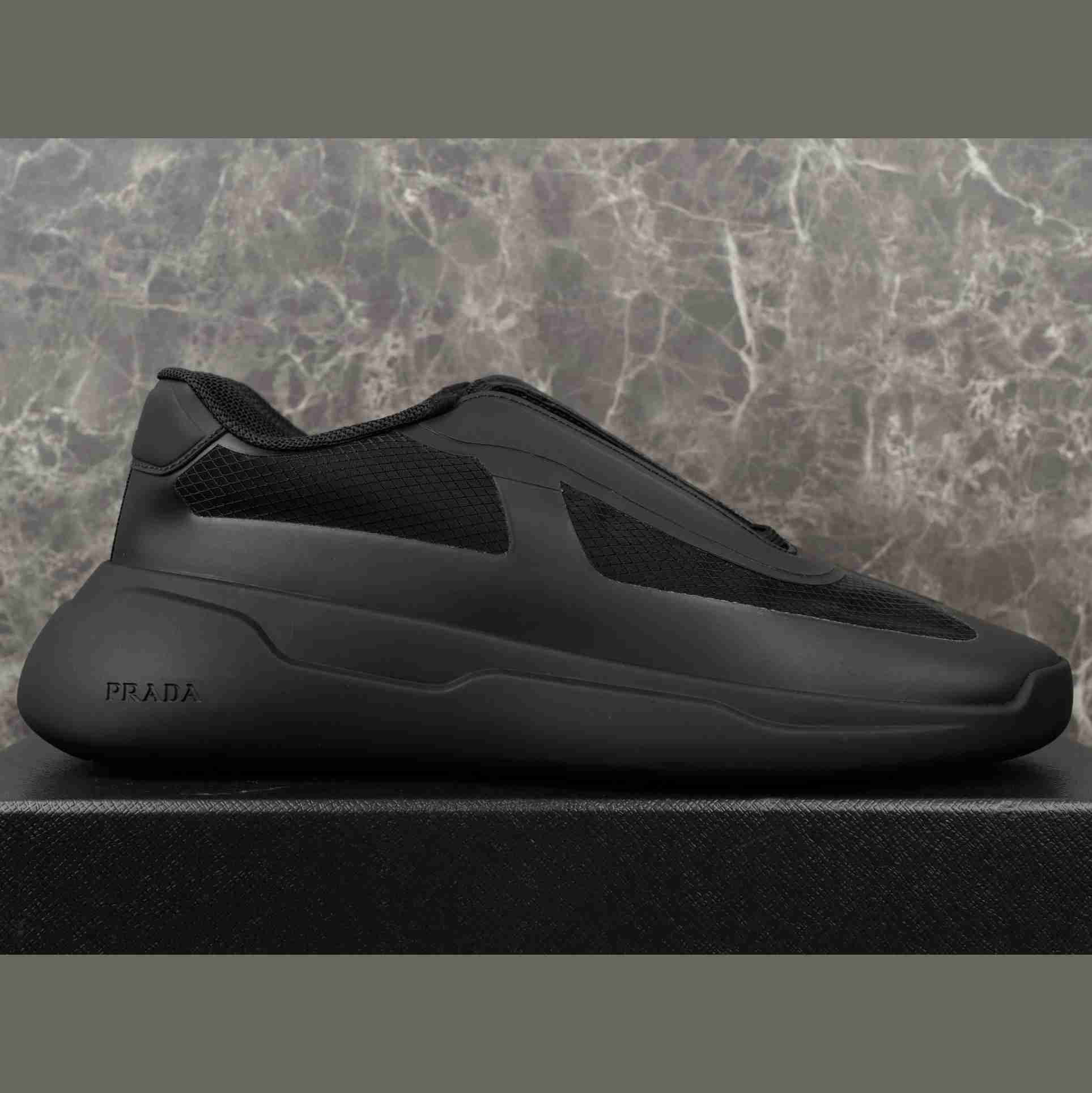 Prada America's Cup Re-Nylon And Bike Fabric Sneakers - DopestKickz