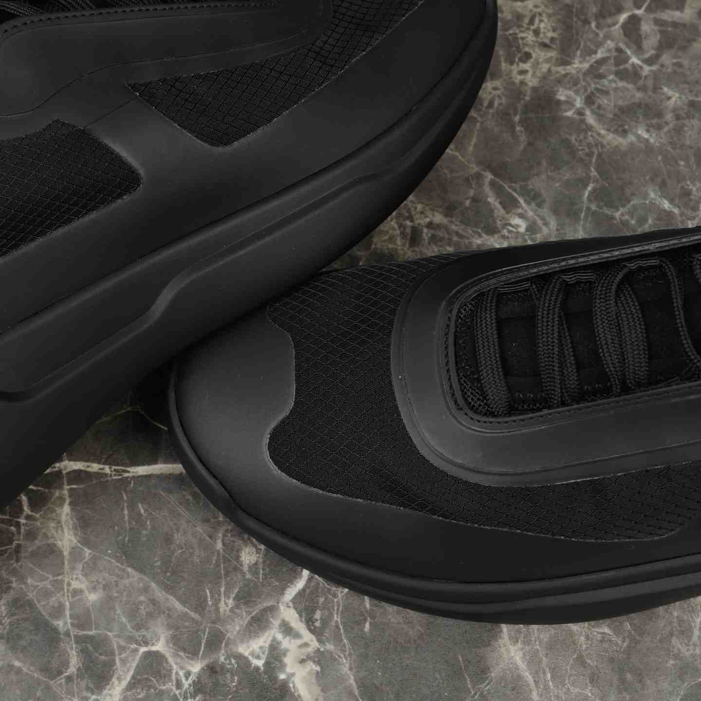 Prada America's Cup Re-Nylon And Bike Fabric Sneakers - DopestKickz