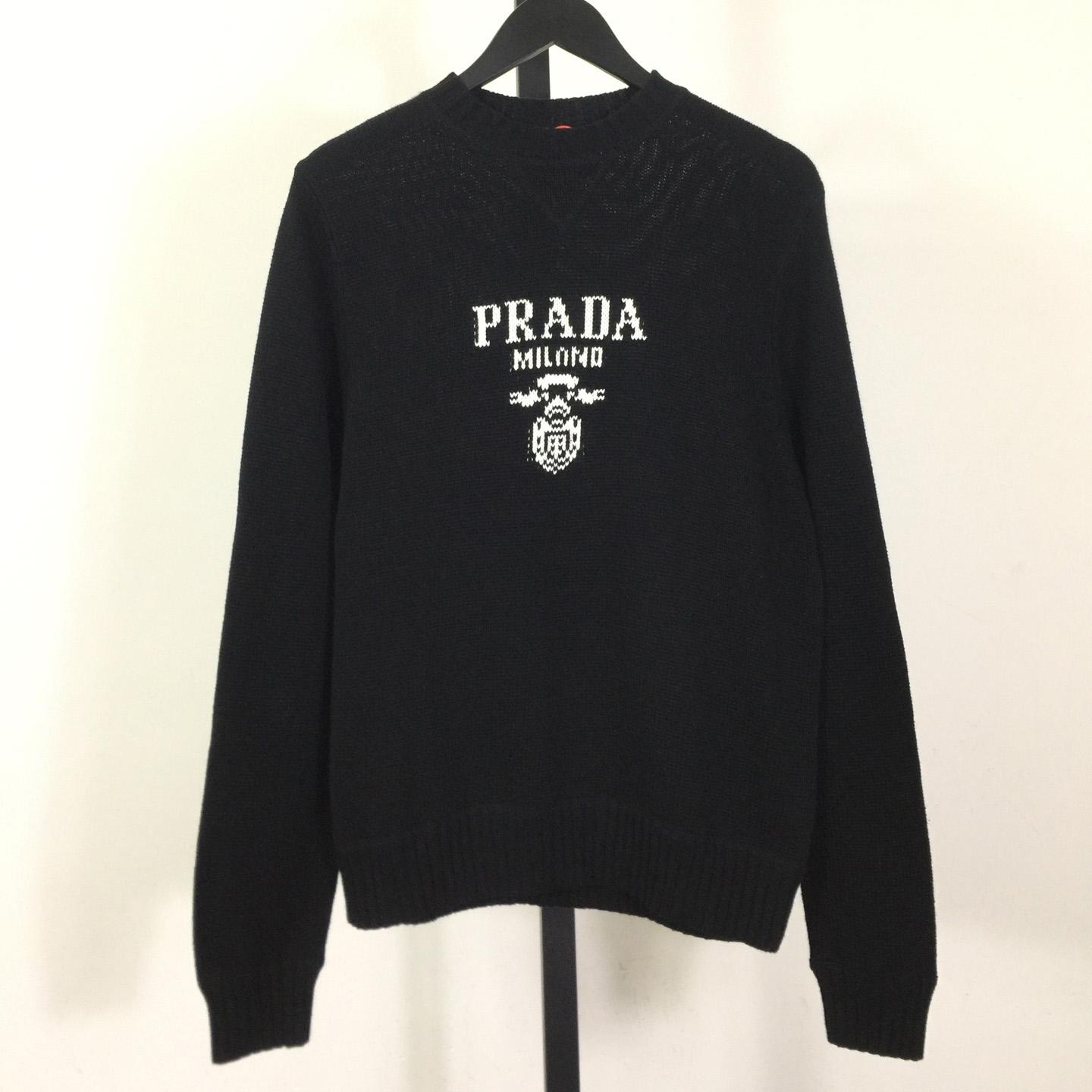Prada Wool and cashmere crew-neck sweater - DopestKickz