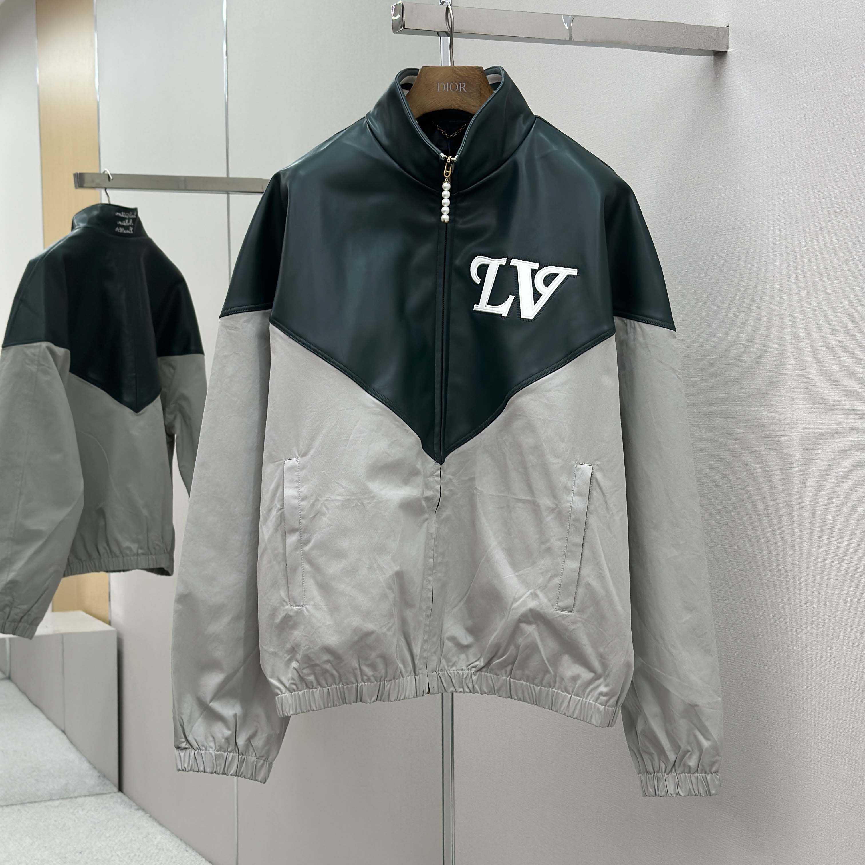 Louis Vuitton Graphic Leather Mix Tracktop   1AIJX2 - DopestKickz