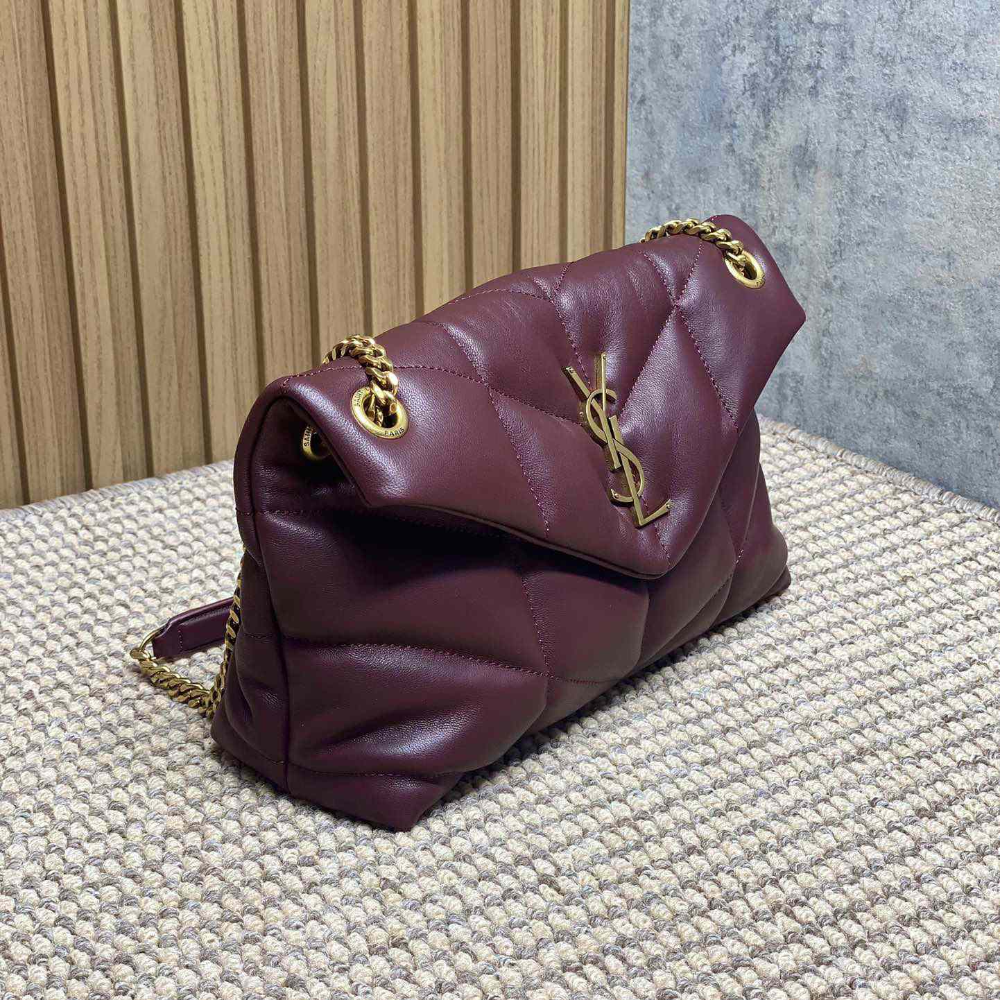 Saint Laurent Puffer Medium In Shiny Leather - DopestKickz