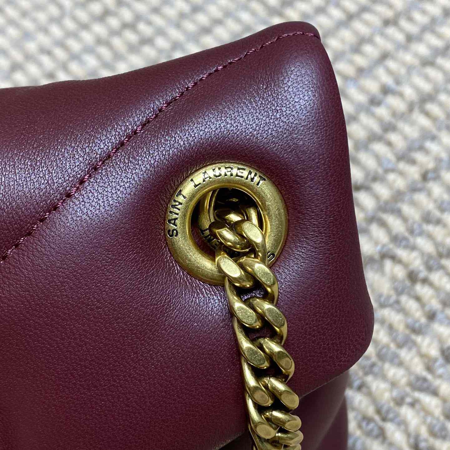 Saint Laurent Puffer Medium In Shiny Leather - DopestKickz