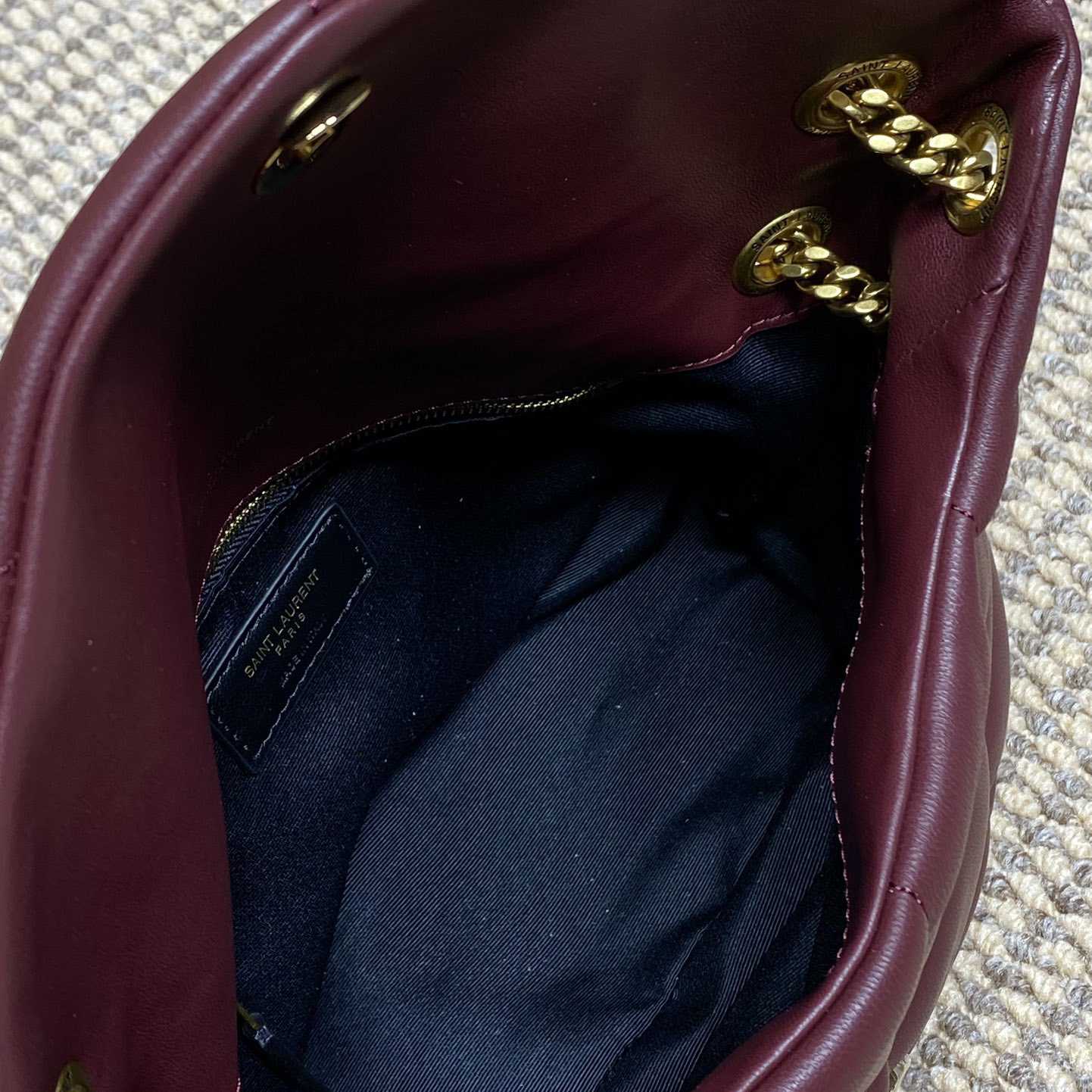 Saint Laurent Puffer Medium In Shiny Leather - DopestKickz