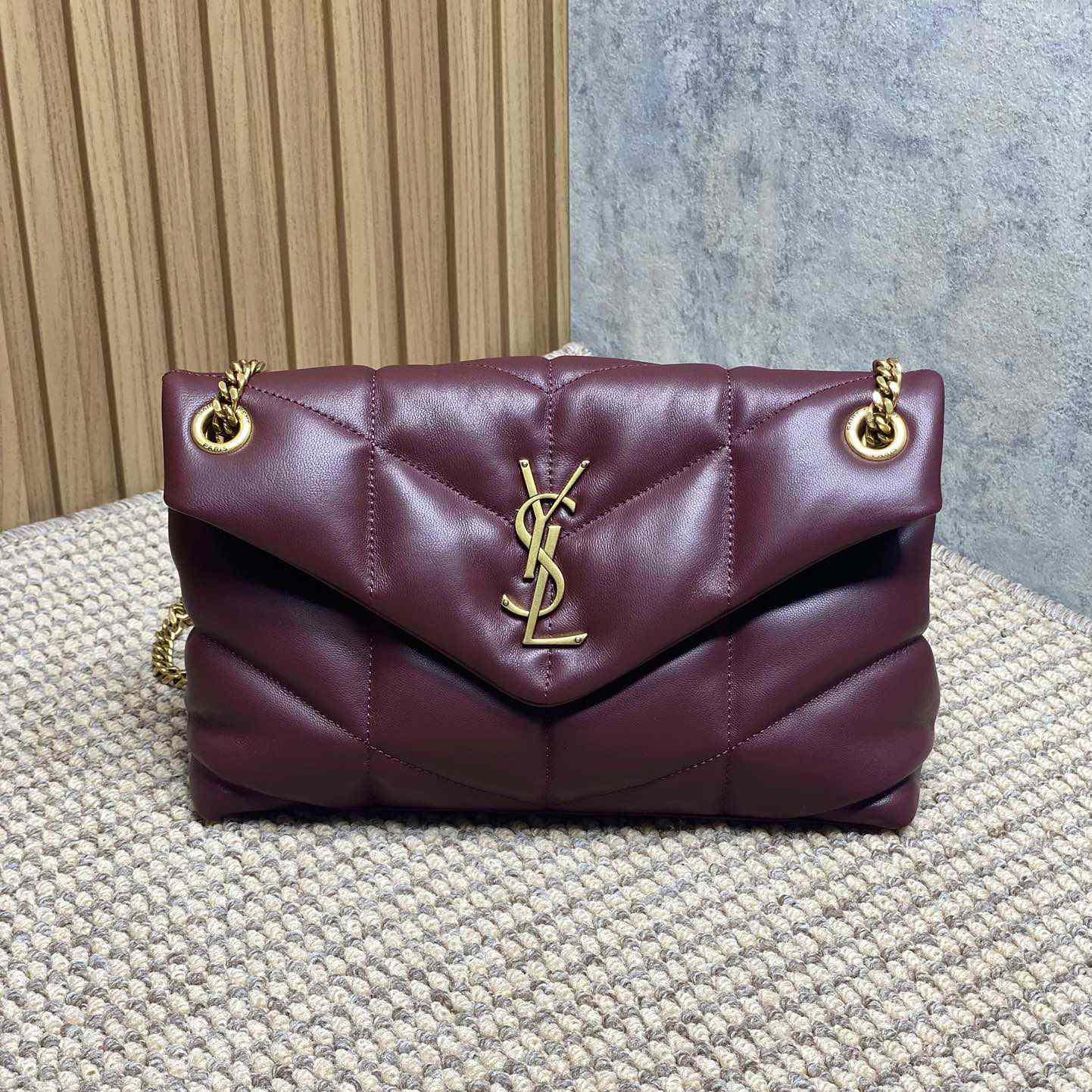 Saint Laurent Puffer Medium In Shiny Leather - DopestKickz