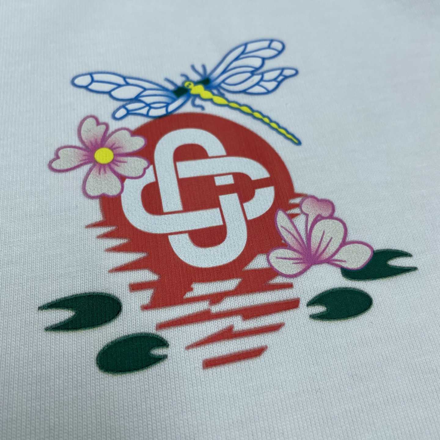 Casablanca Dragonfly Floral T-shirt   C1087 - DopestKickz