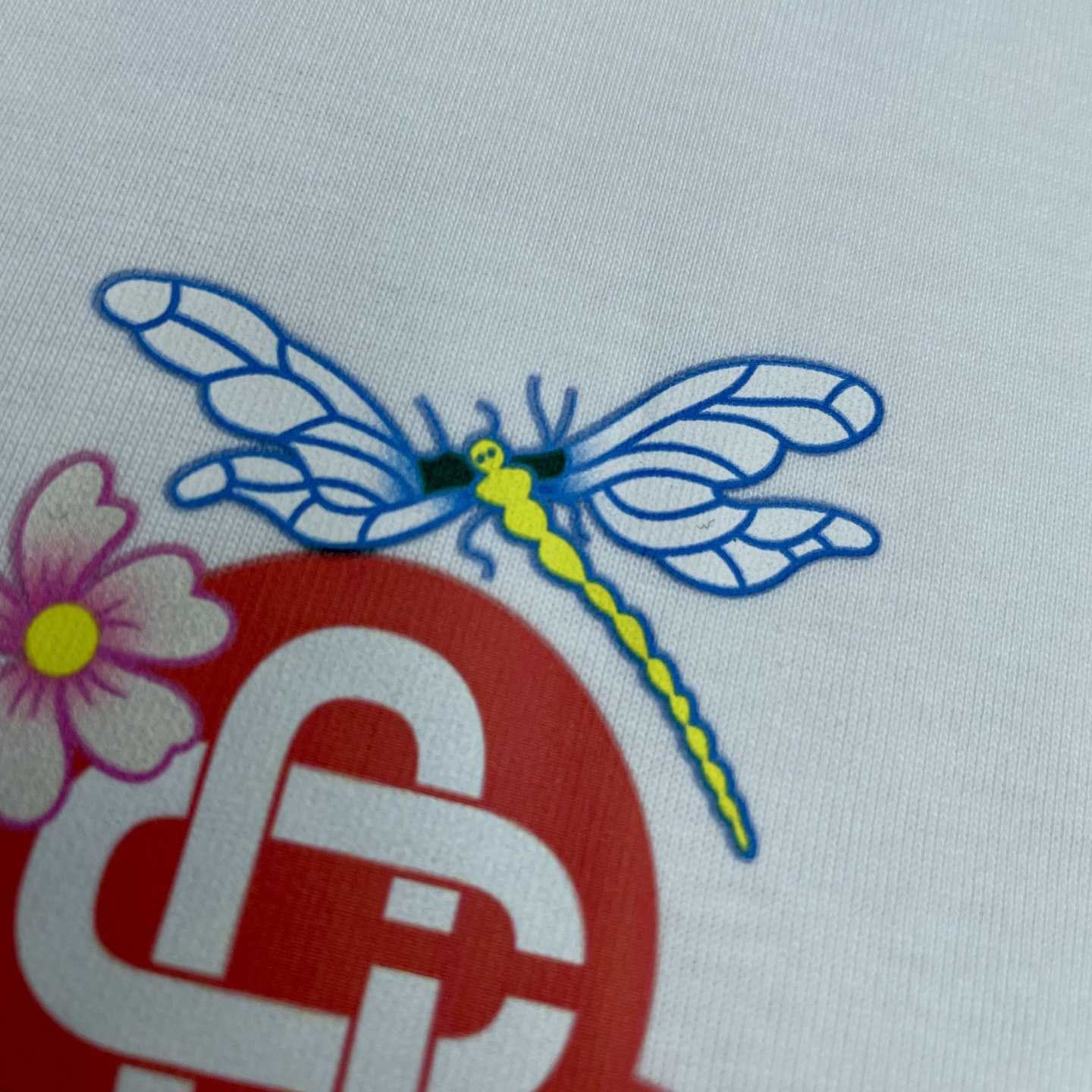 Casablanca Dragonfly Floral T-shirt   C1087 - DopestKickz