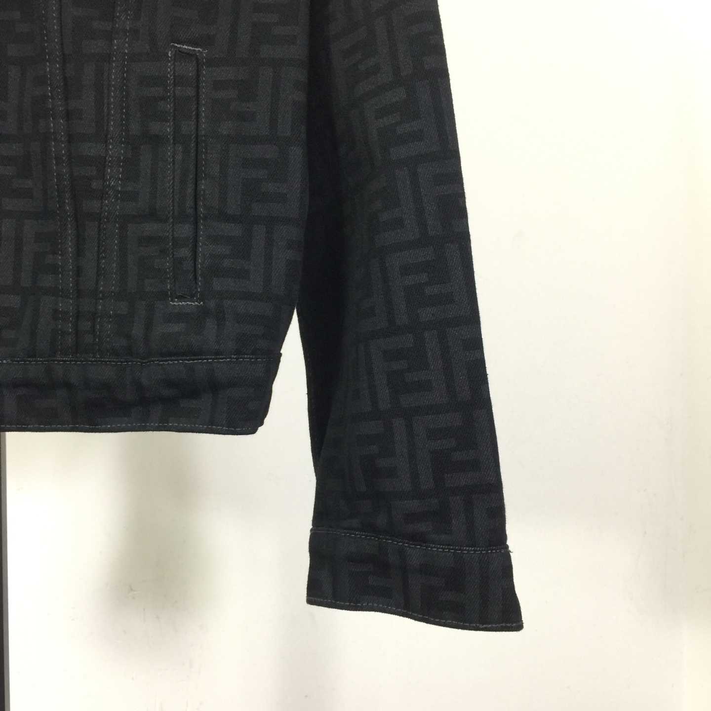 Fendi Black FF Denim Jacket - DopestKickz