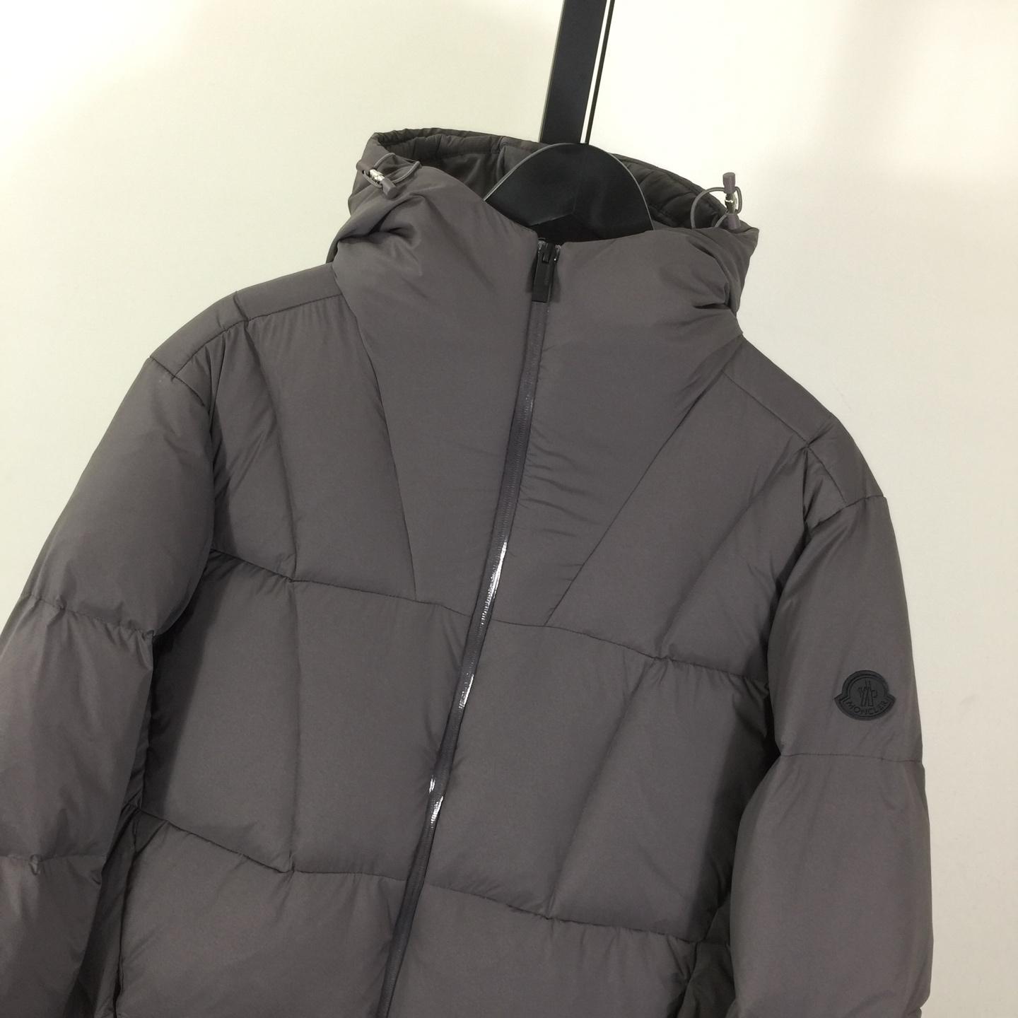 Moncler Fusain Hooded Short Down Jacket - DopestKickz