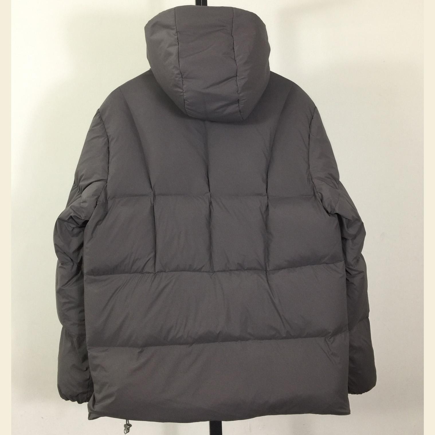 Moncler Fusain Hooded Short Down Jacket - DopestKickz