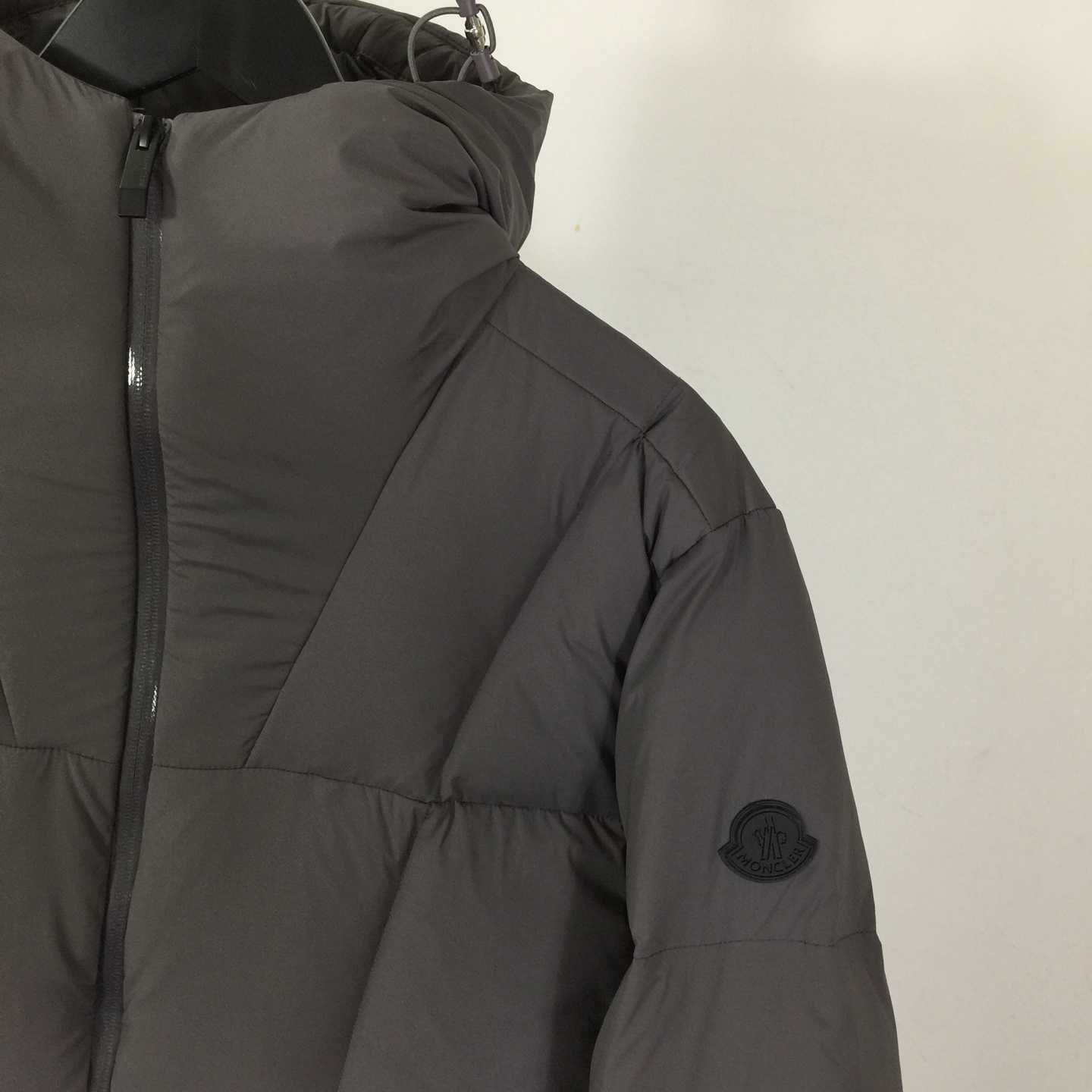Moncler Fusain Hooded Short Down Jacket - DopestKickz
