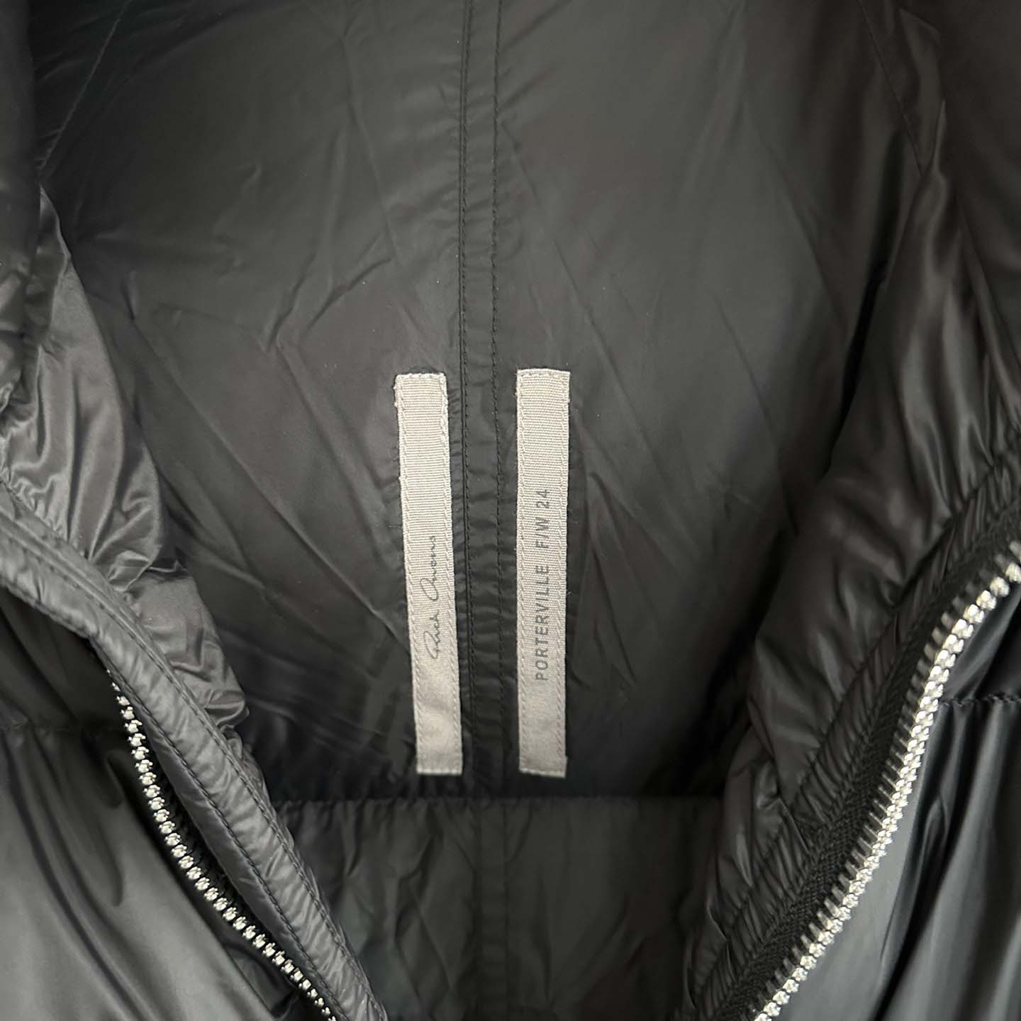 Rick Owens Turtle Nylon Cropped Puffer Jacket  - DopestKickz