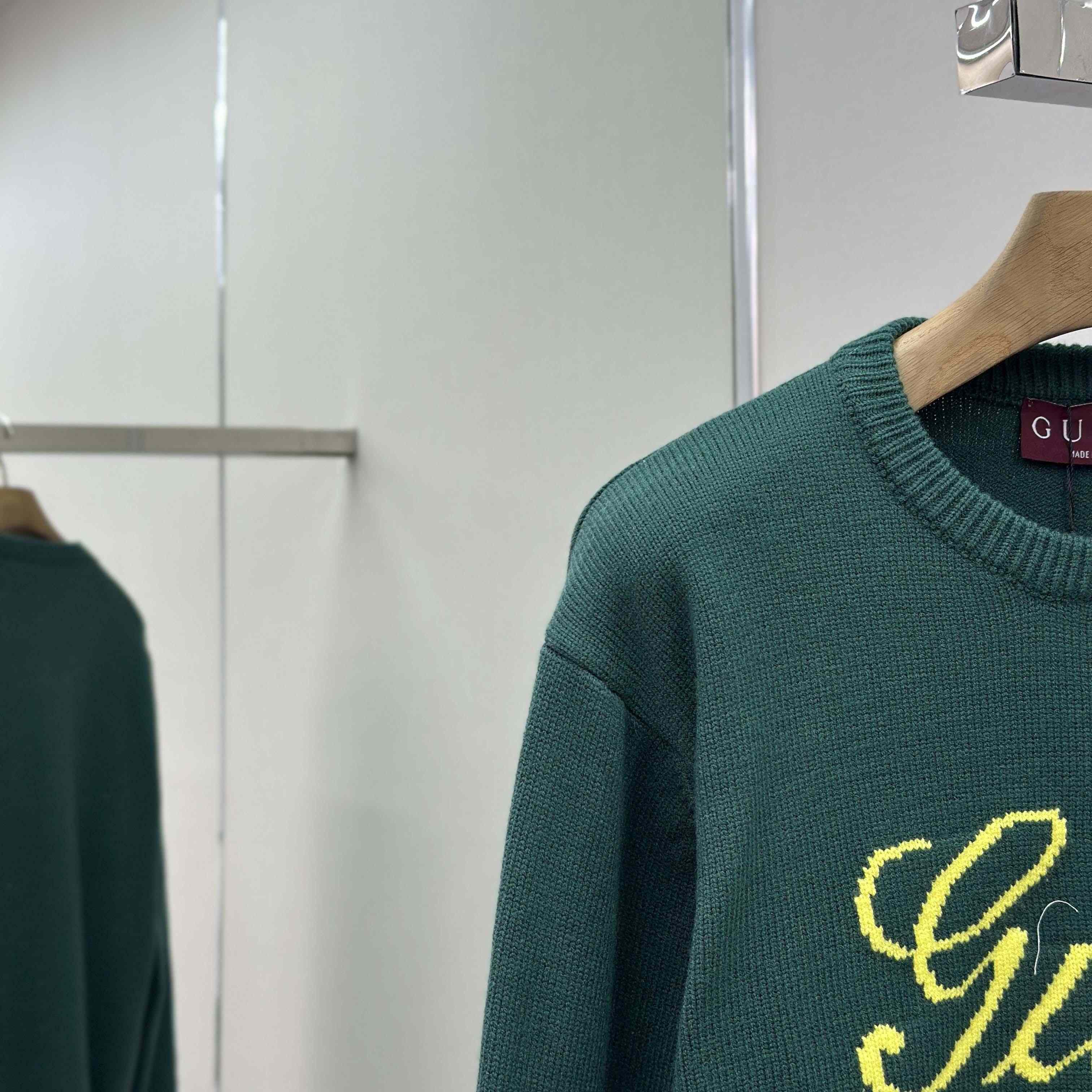 Gucci Knit Wool Sweater With Intarsia - DopestKickz