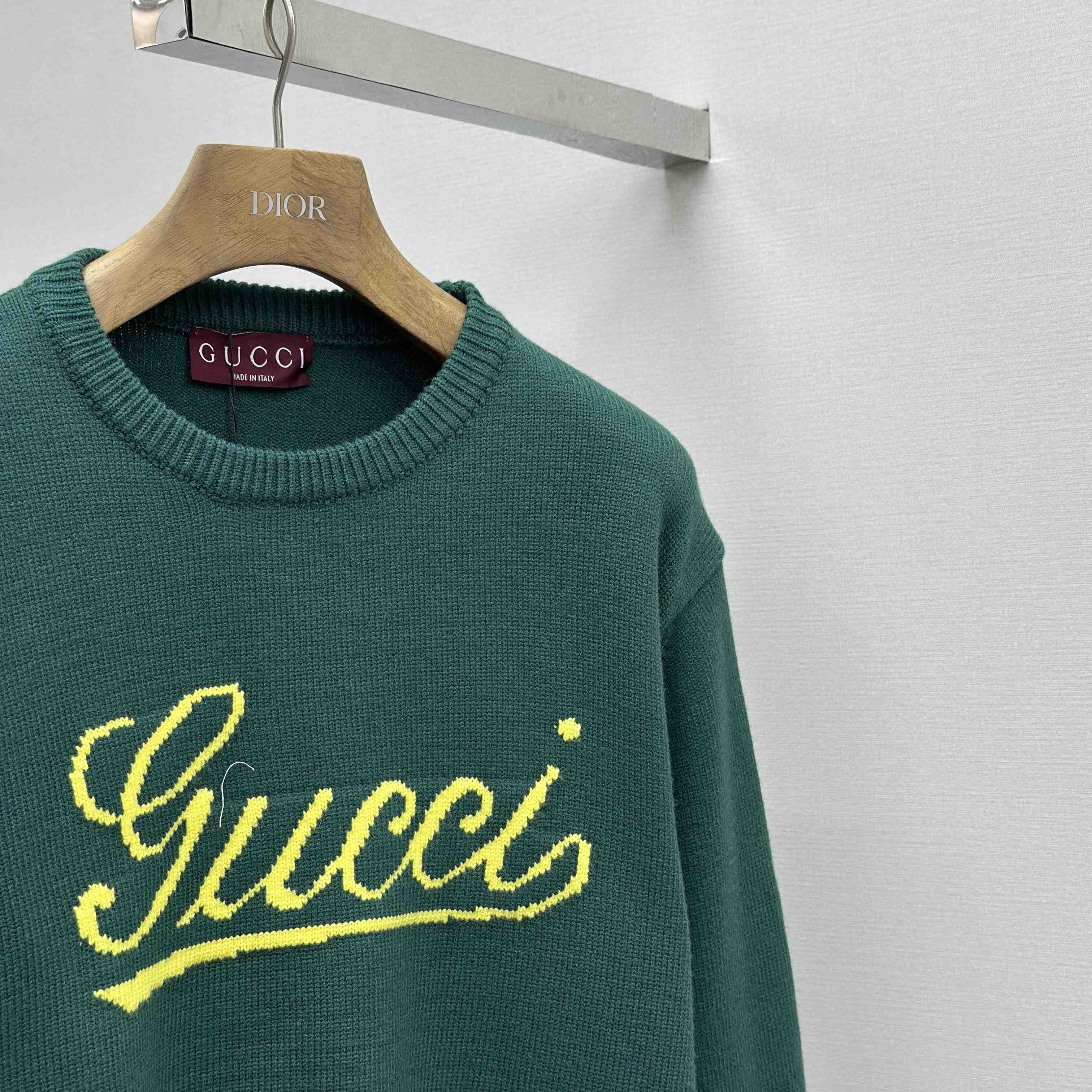 Gucci Knit Wool Sweater With Intarsia - DopestKickz