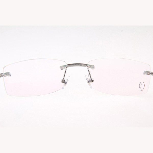 Cartier CT_3524012 White Mix Black Buffalo Eyeglasses In Silver - DopestKickz