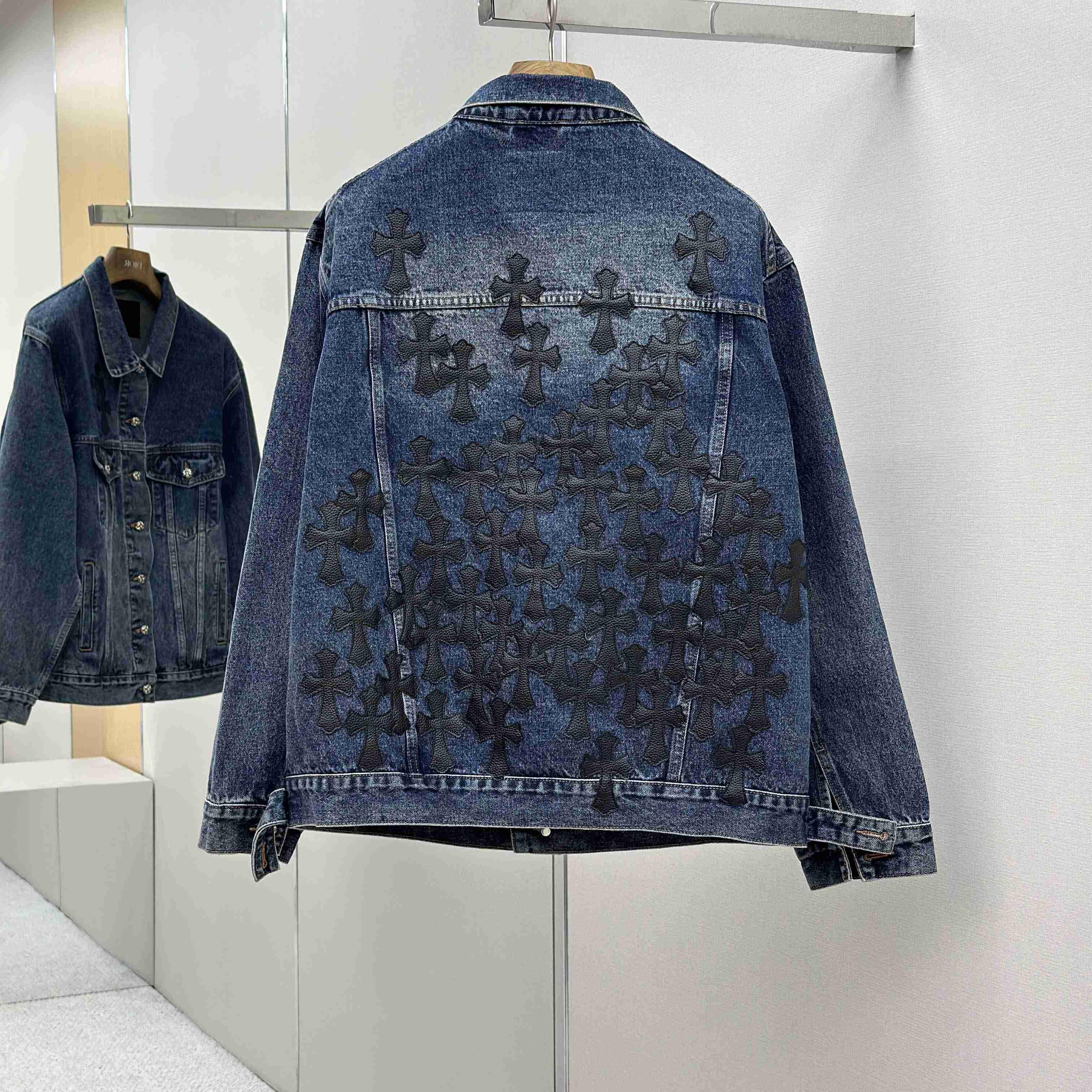 Chrome Hearts Denim Jacket - DopestKickz