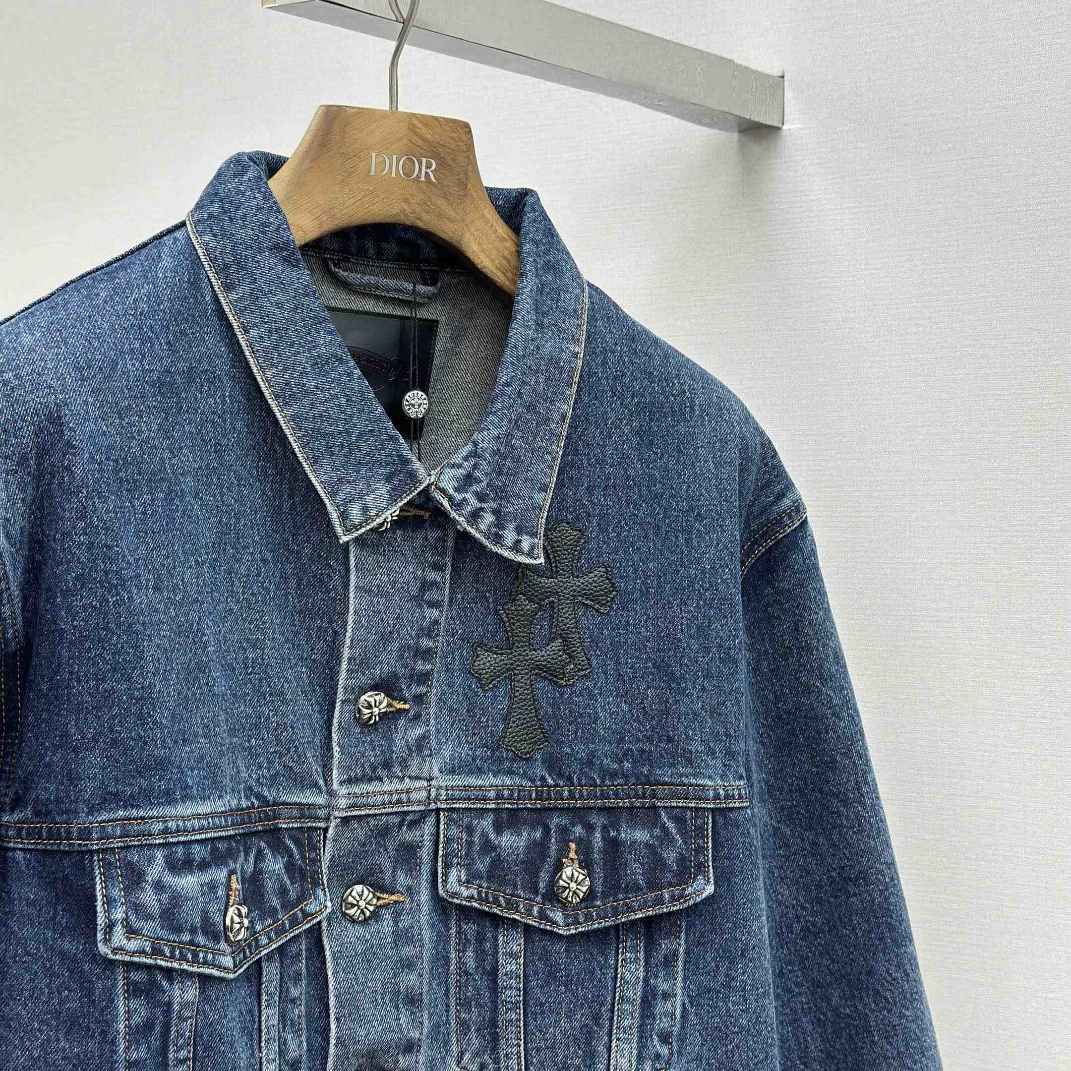 Chrome Hearts Denim Jacket - DopestKickz