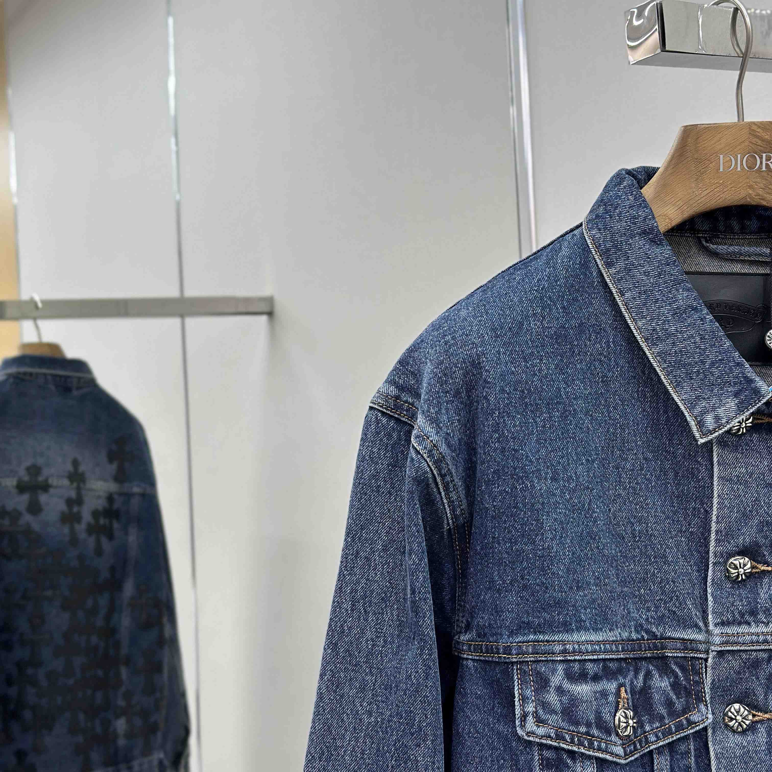Chrome Hearts Denim Jacket - DopestKickz