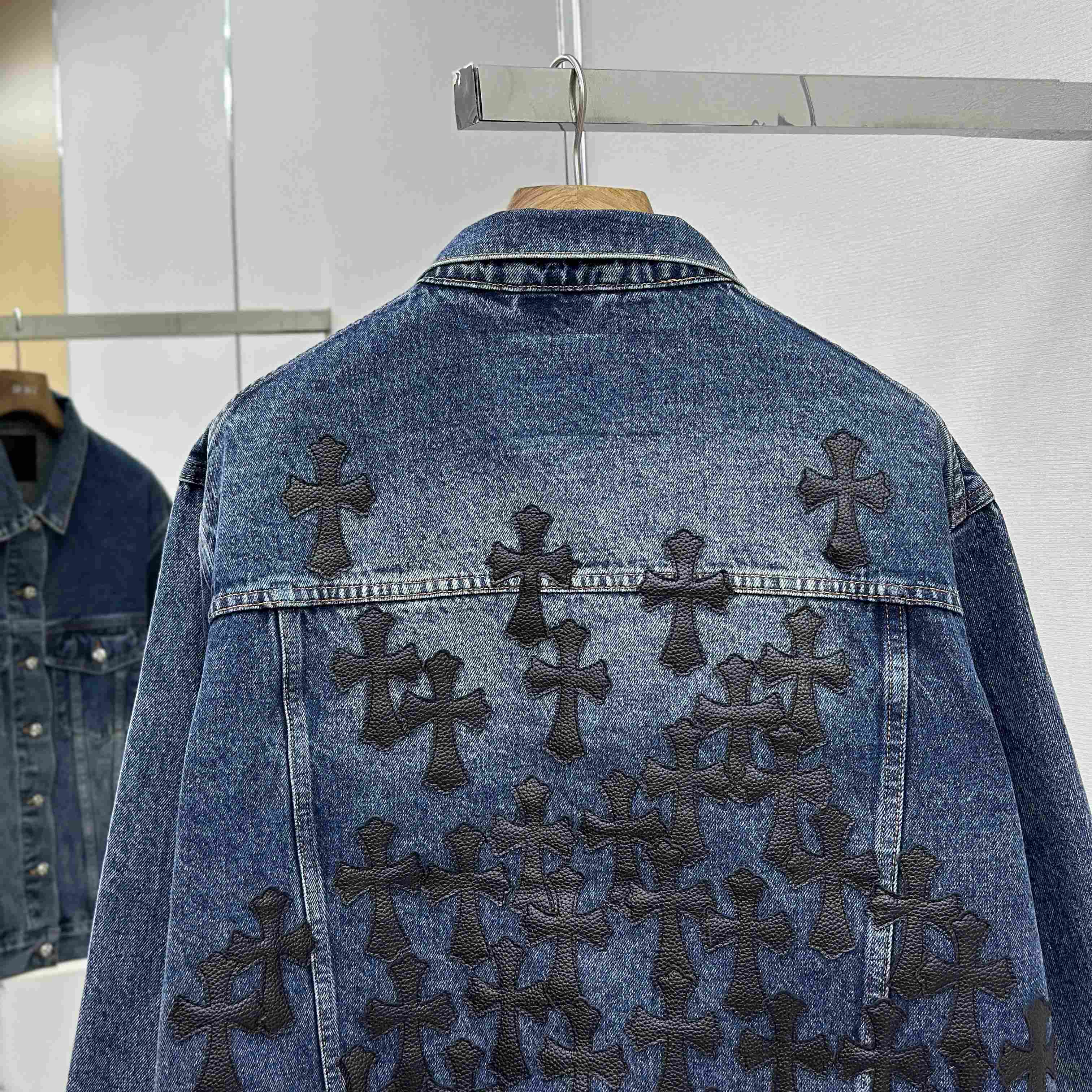Chrome Hearts Denim Jacket - DopestKickz