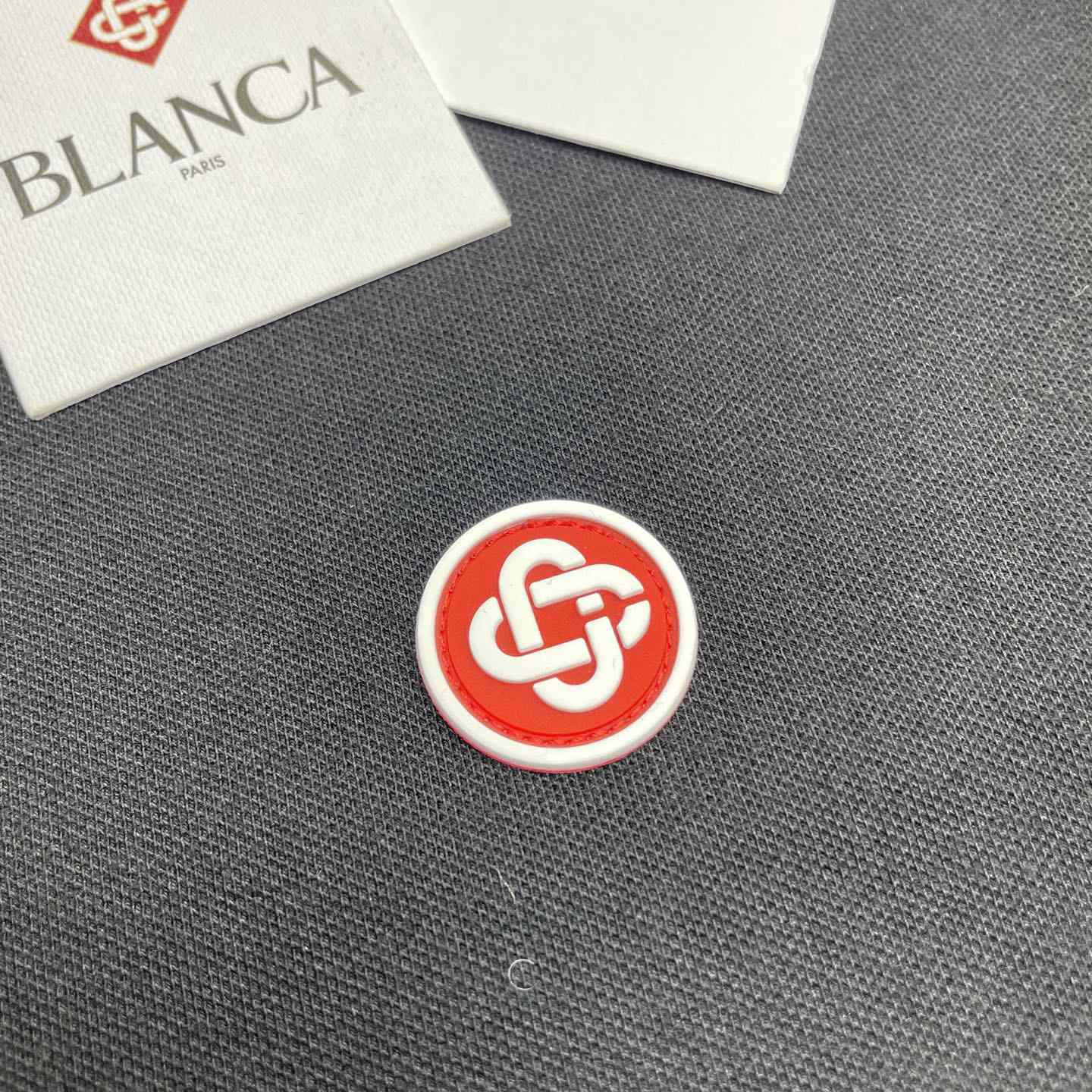 Casablanca Laurel Pique Short Sleeve Polo Shirt    c1098 - DopestKickz