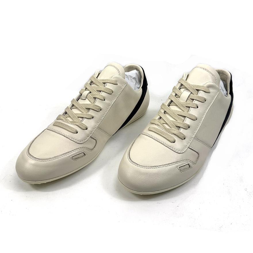 Rick Owens Minimal Sneak Leather Panel Sneakers - DopestKickz