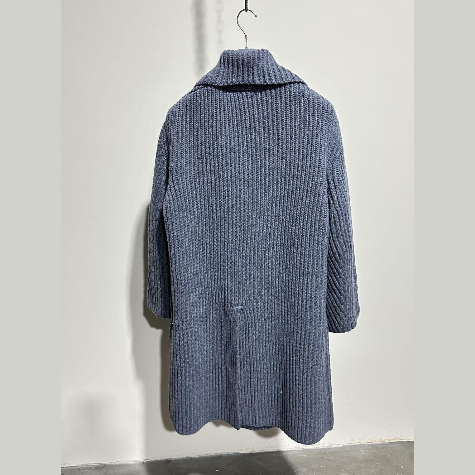 Bottega Veneta Felted Wool Knitted Coat - DopestKickz