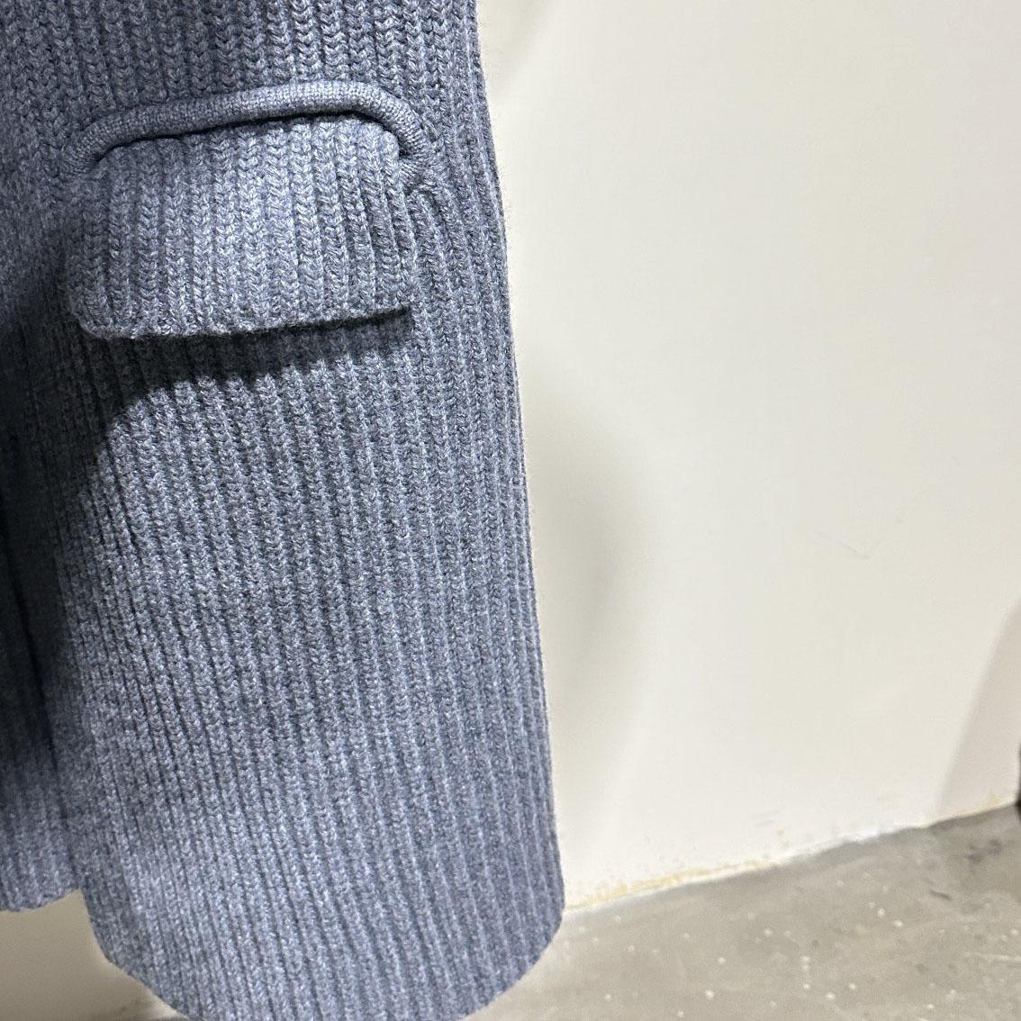 Bottega Veneta Felted Wool Knitted Coat - DopestKickz