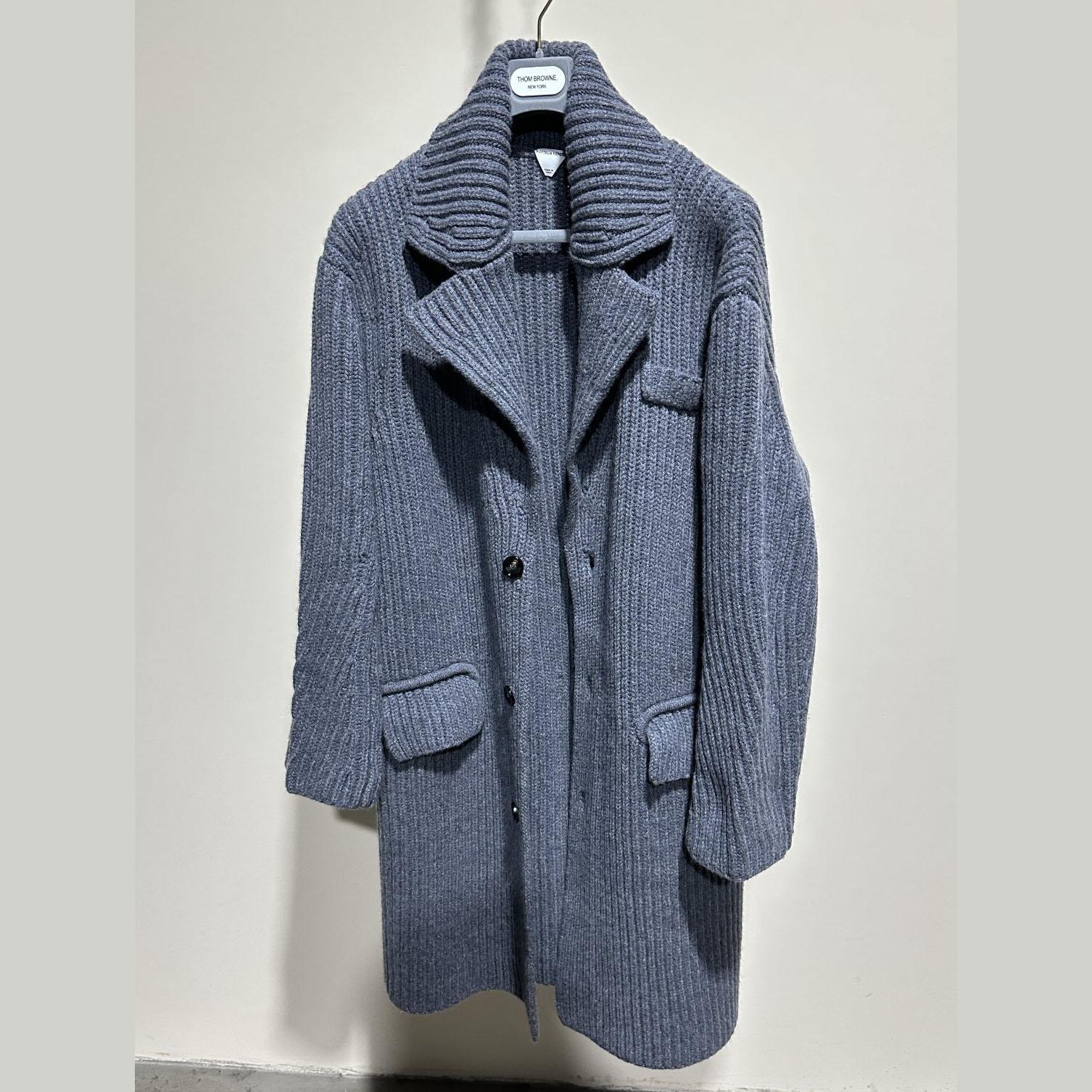 Bottega Veneta Felted Wool Knitted Coat - DopestKickz