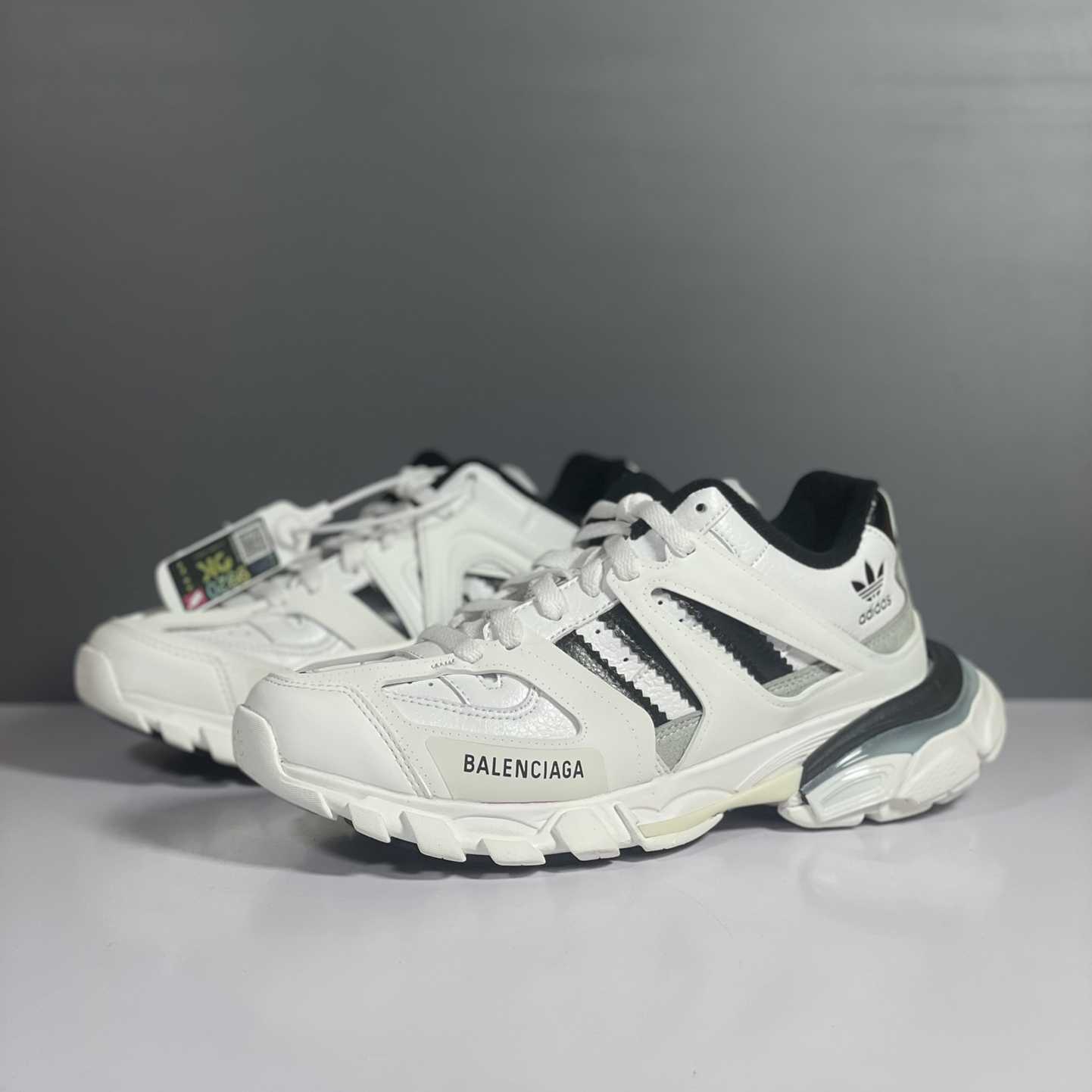 Adidas x Balenciaga Track Sneaker 'White Black' - DopestKickz