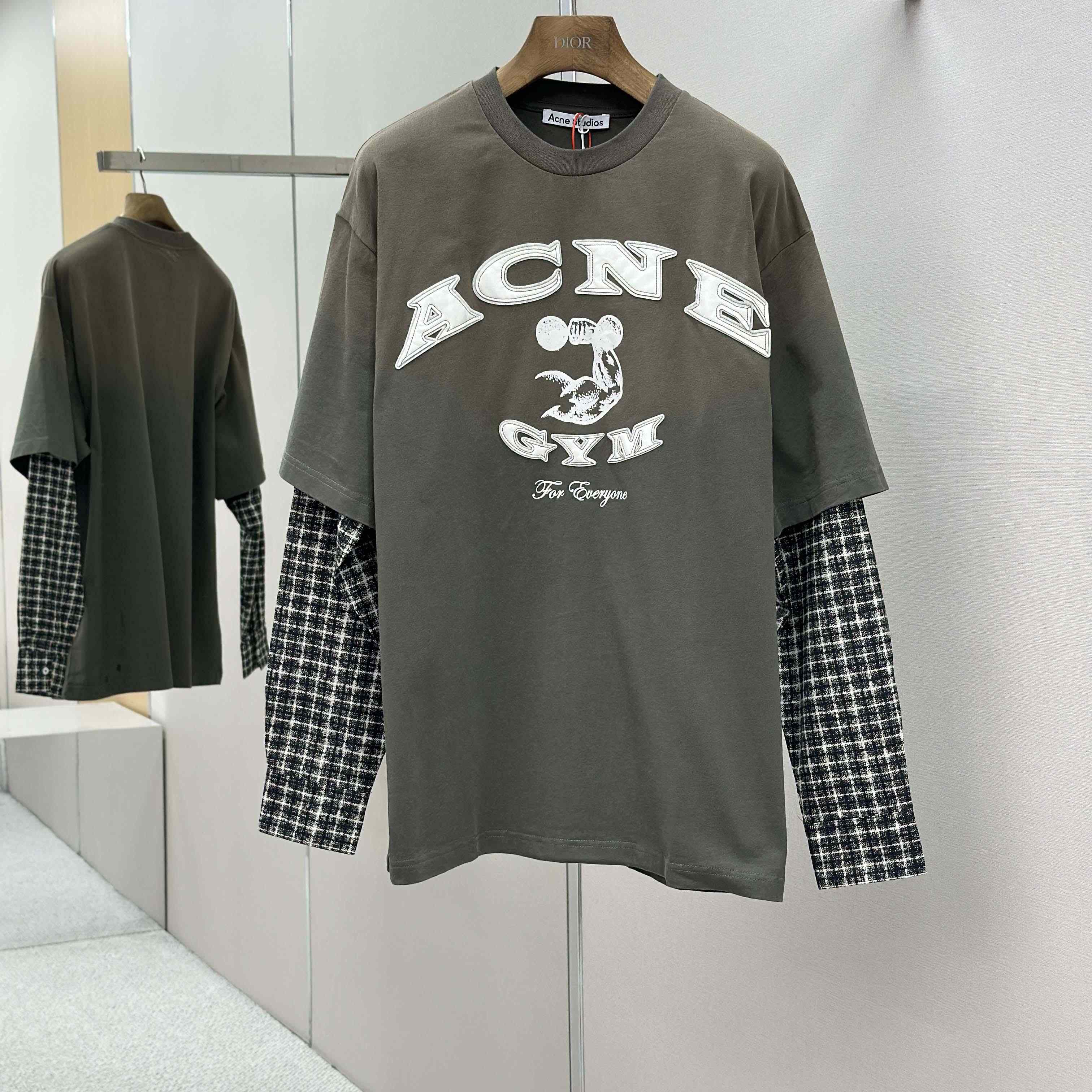 Acne Studios Layered Logo T-shirt - DopestKickz