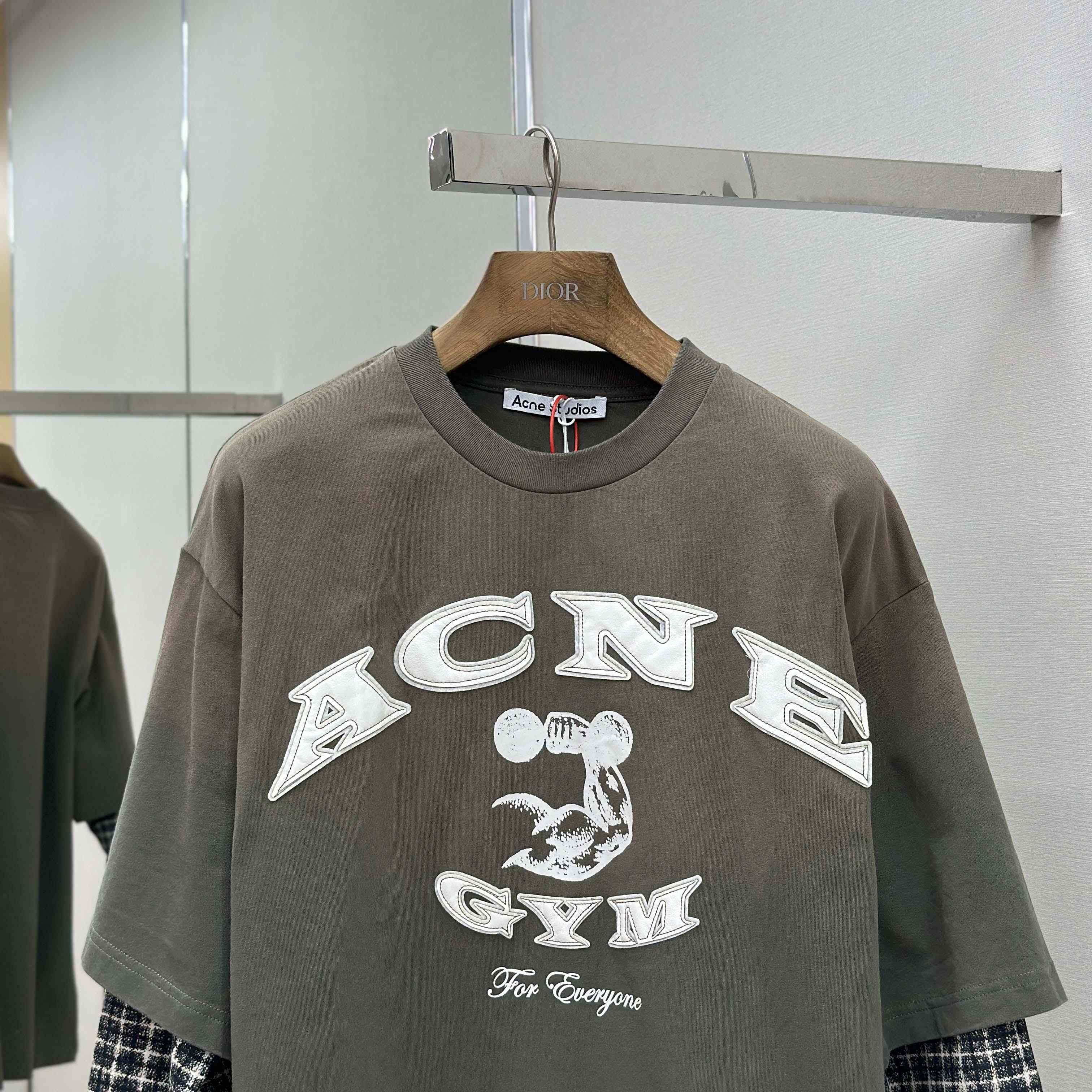 Acne Studios Layered Logo T-shirt - DopestKickz