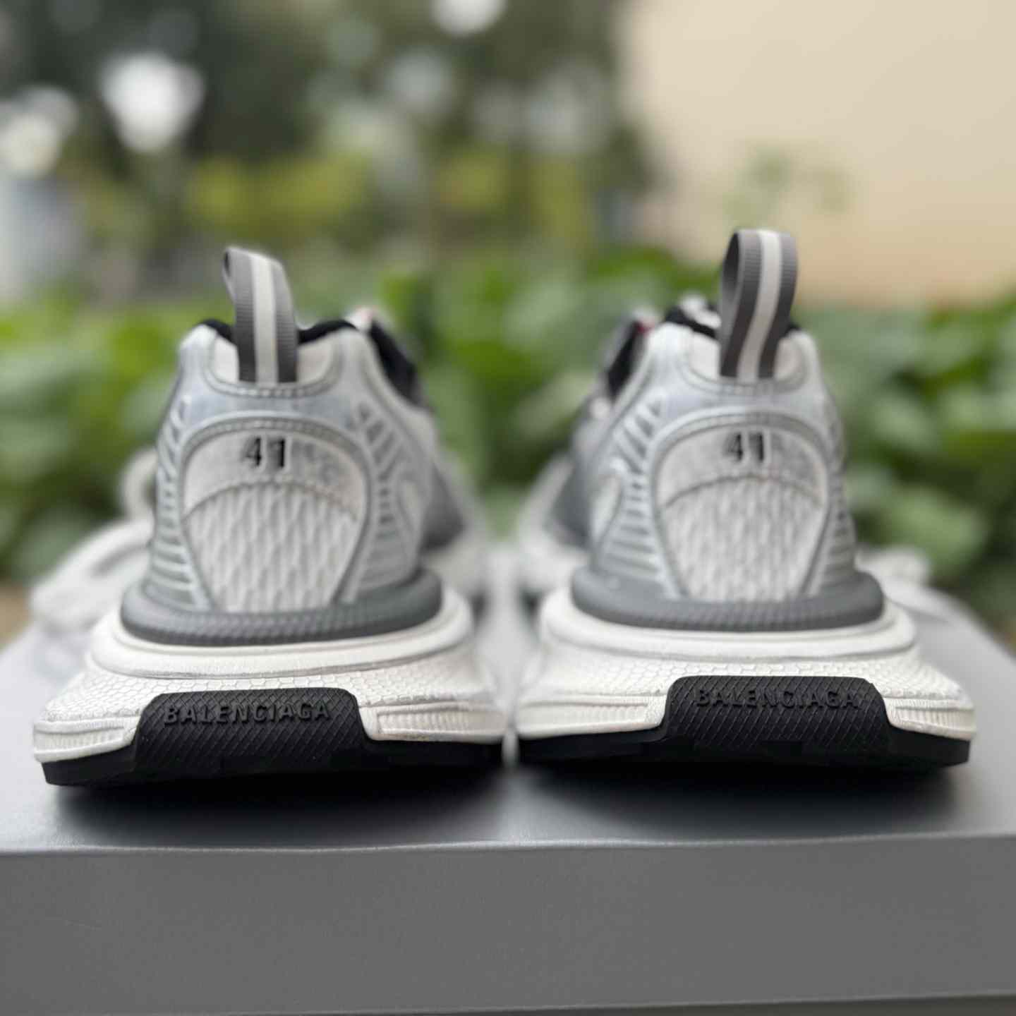 Balenciaga 3XL Mesh “Grey” Distressed Low-Top Dad Sneakers 840090 W3XSG 9239 - DopestKickz