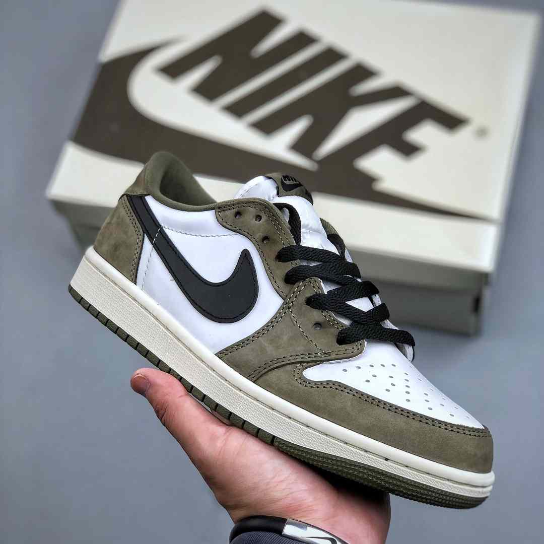 Air Jordan 1 Low OG “Medium Olive” HQ6998-200 - DopestKickz